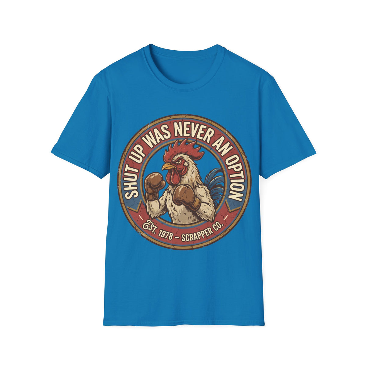 Graphic T-Shirt — “Shut Up Was Never an Option” Funny Retro Cowgirl Tee - Trending Now - September 2026