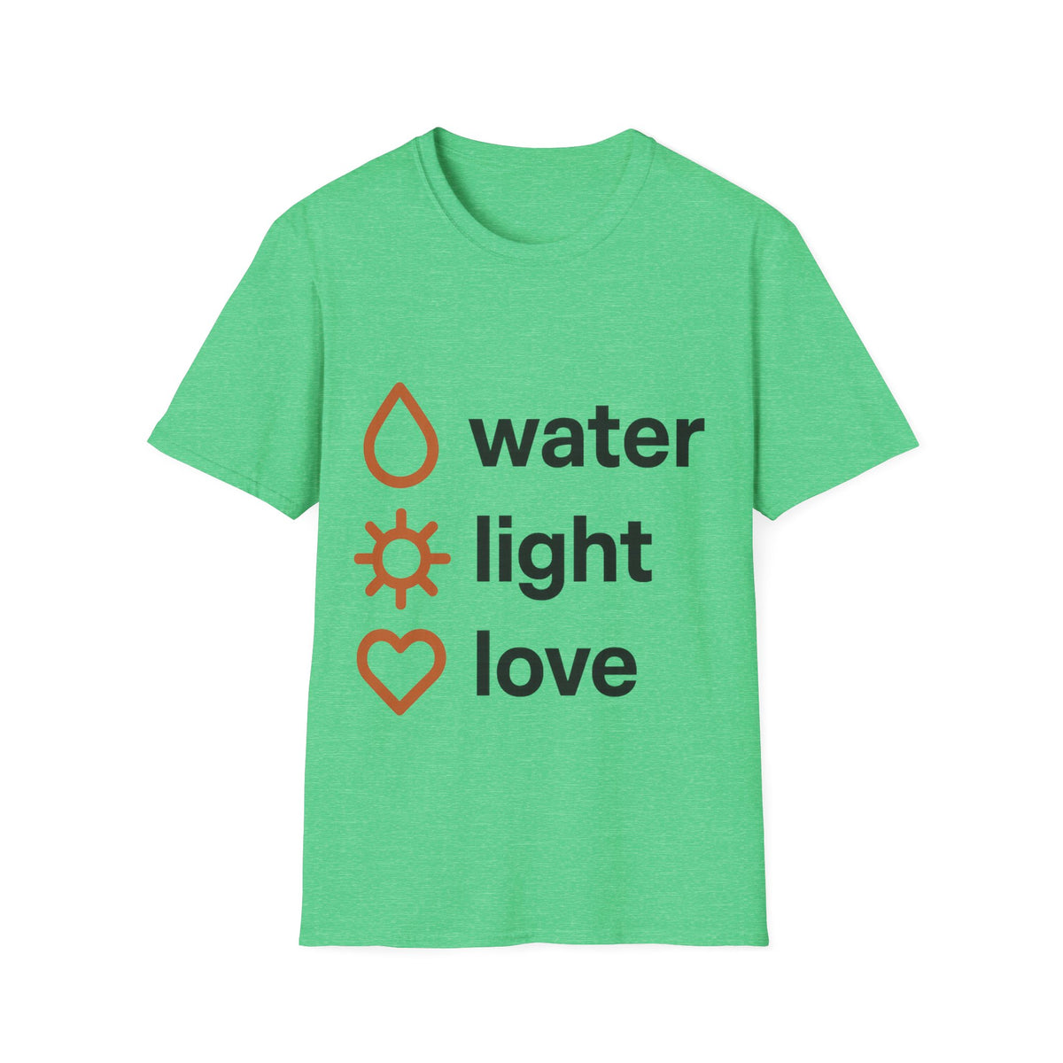 Minimalist Water Light Love Self Care Graphic Tee - Trending Now - September 2026