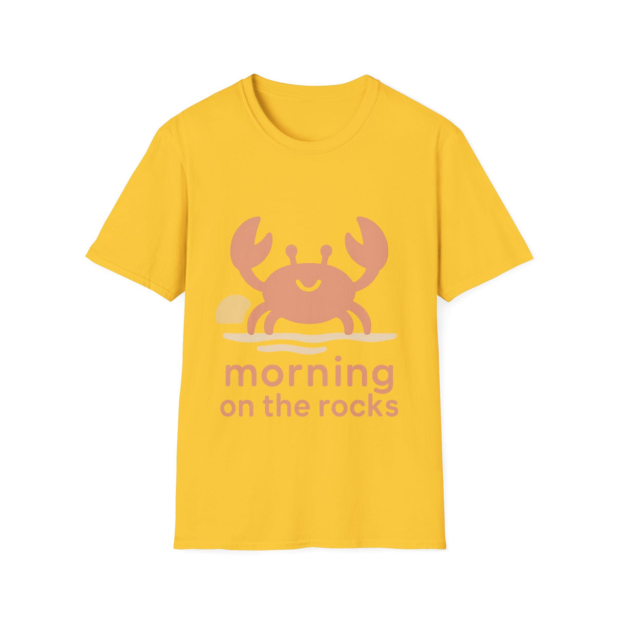 Cute Crab Morning on the Coast Graphic Tee - Trending Now - September 2026