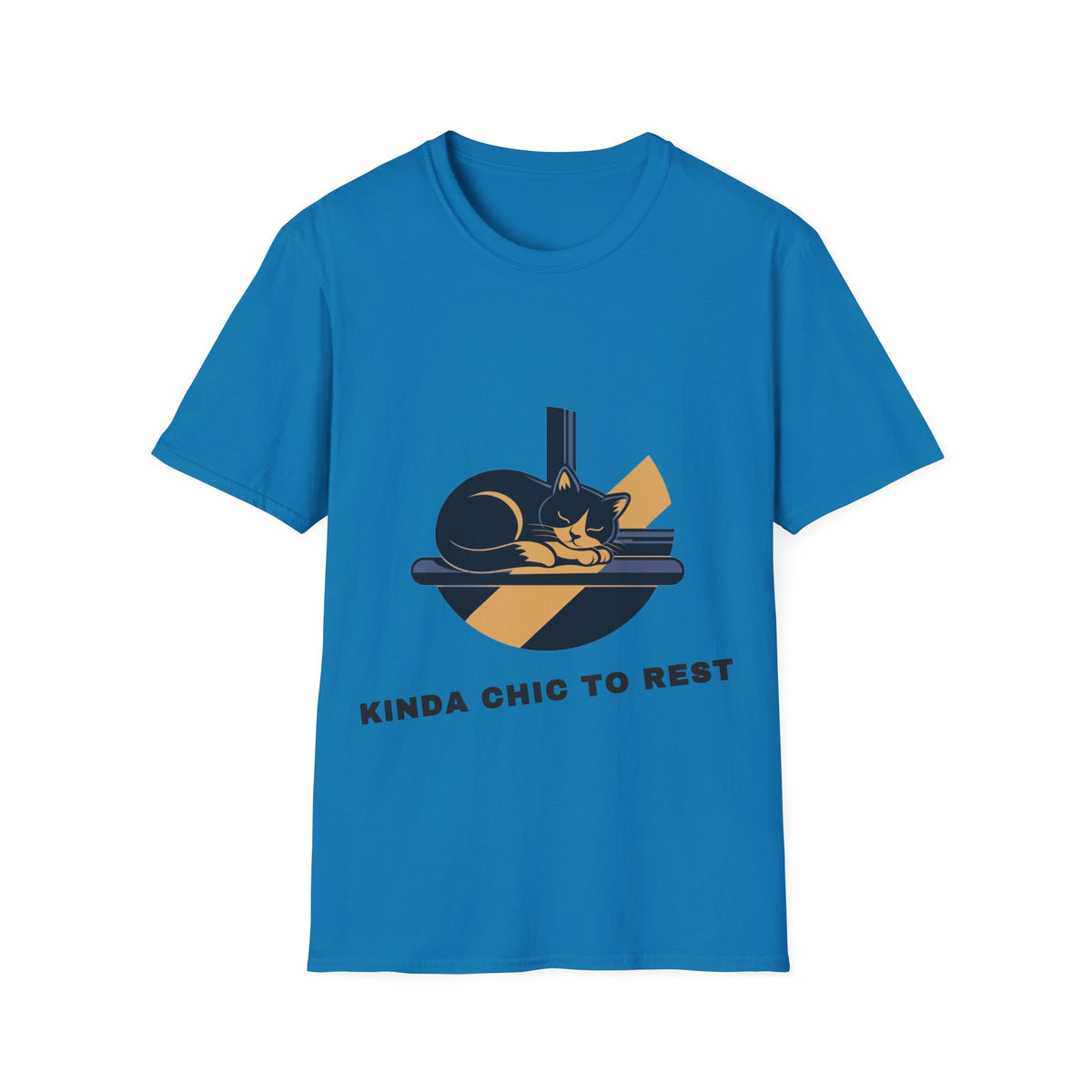 Cat Resting T-Shirt — "Kinda Chic to Rest" Graphic Tee - Trending Now - September 2026