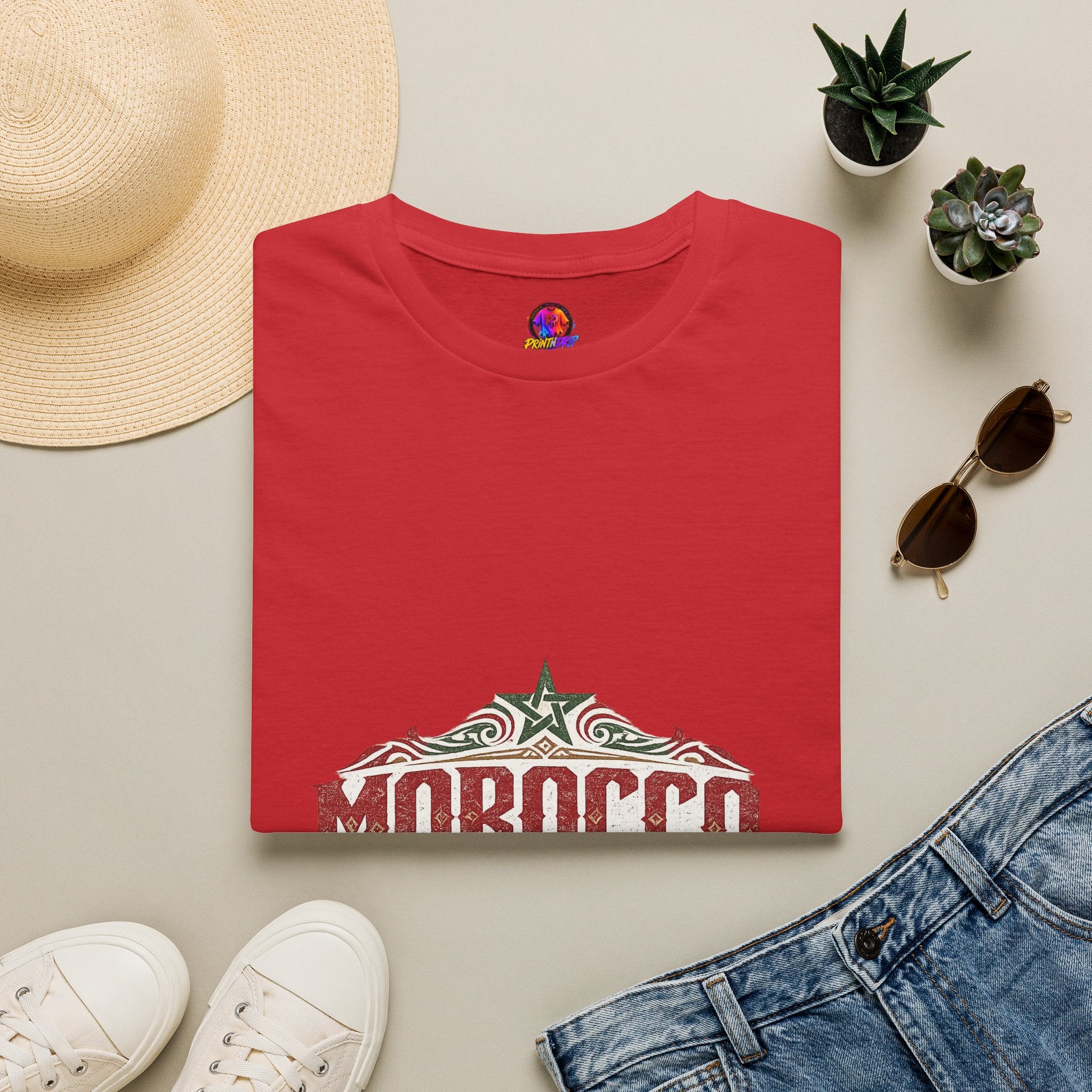 Morocco Vintage Graphic T-Shirt — Retro Travel Tee