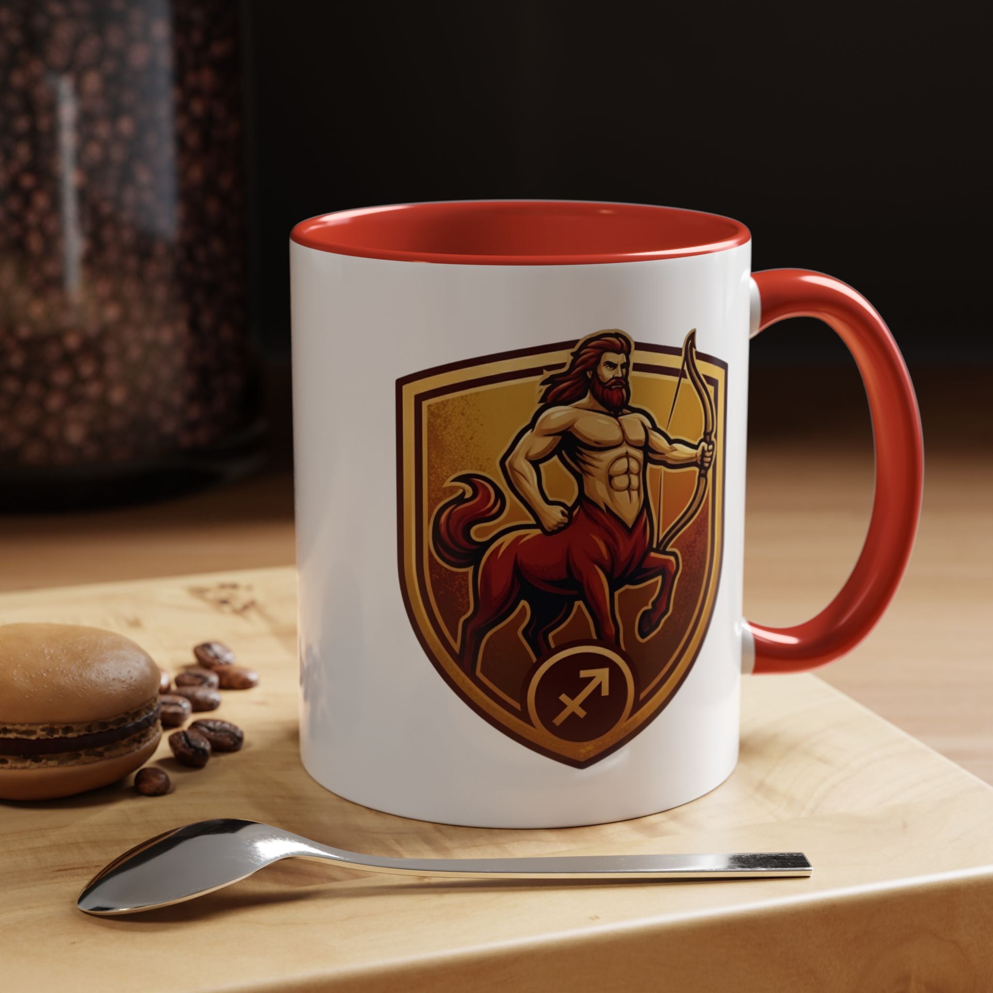 Sagittarius Centaur Coffee Mug — Zodiac Archer Accent Mug (11/15oz)
