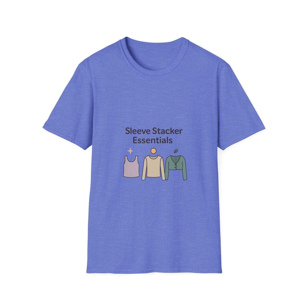 Sleeve Stacker Essentials T-Shirt — Minimalist Layering Outfit Graphic Tee - Trending Now - October 2026