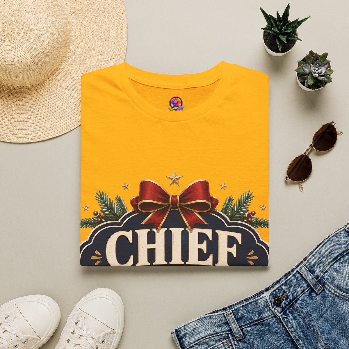 Christmas T-Shirt — "Chief Christmas Coordinator" Holiday Graphic Tee