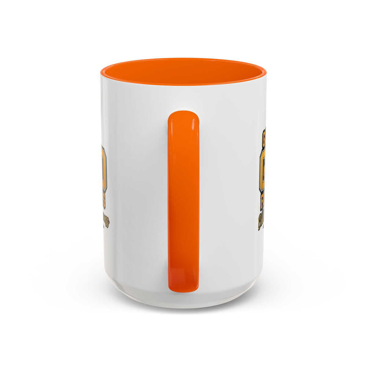 Gold For The Kids Coffee Mug — Childhood Cancer Awareness Accent Mug (11/15oz)