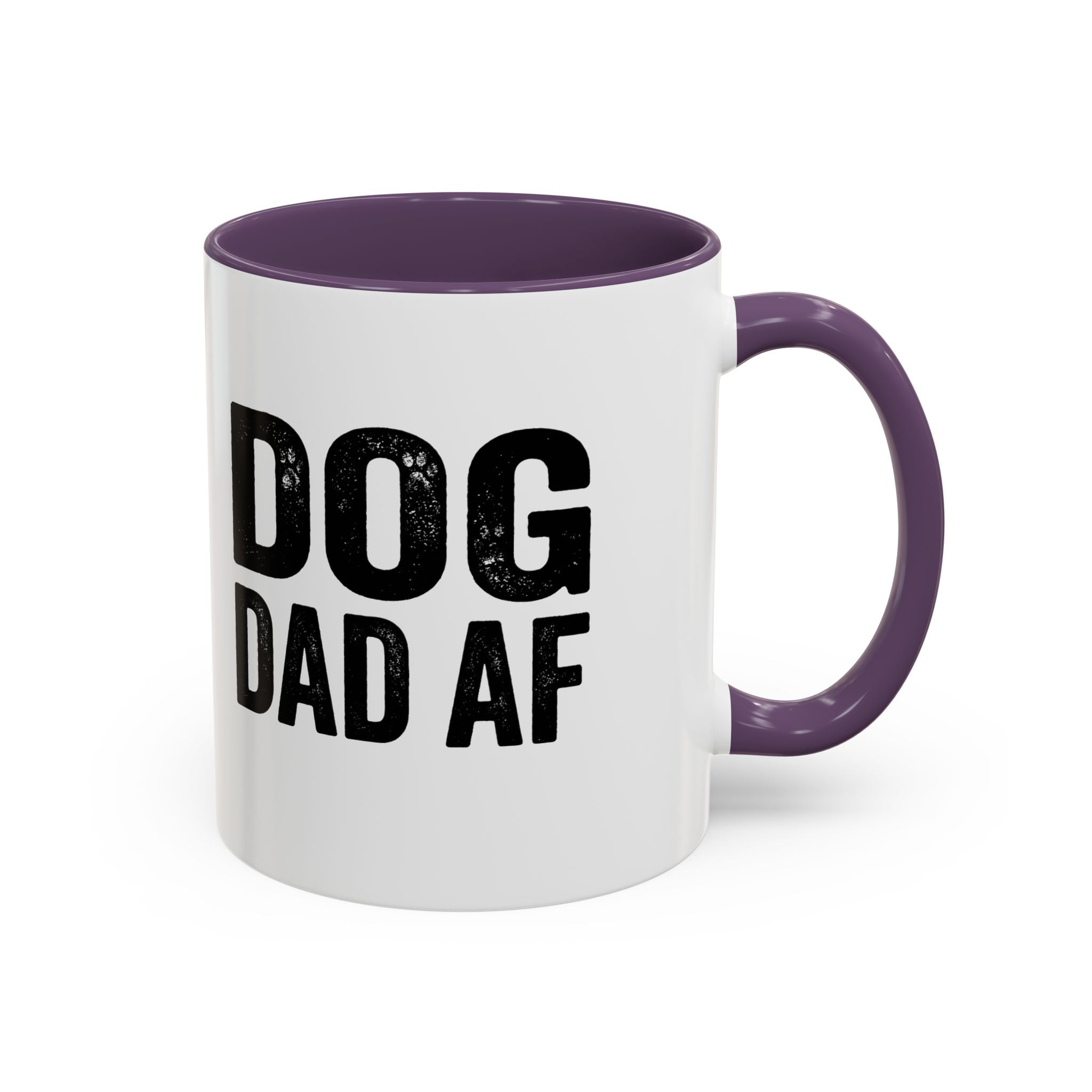 Funny Dog Dad AF Coffee Mug – Funny Black Accen Gift for Dog Lovers