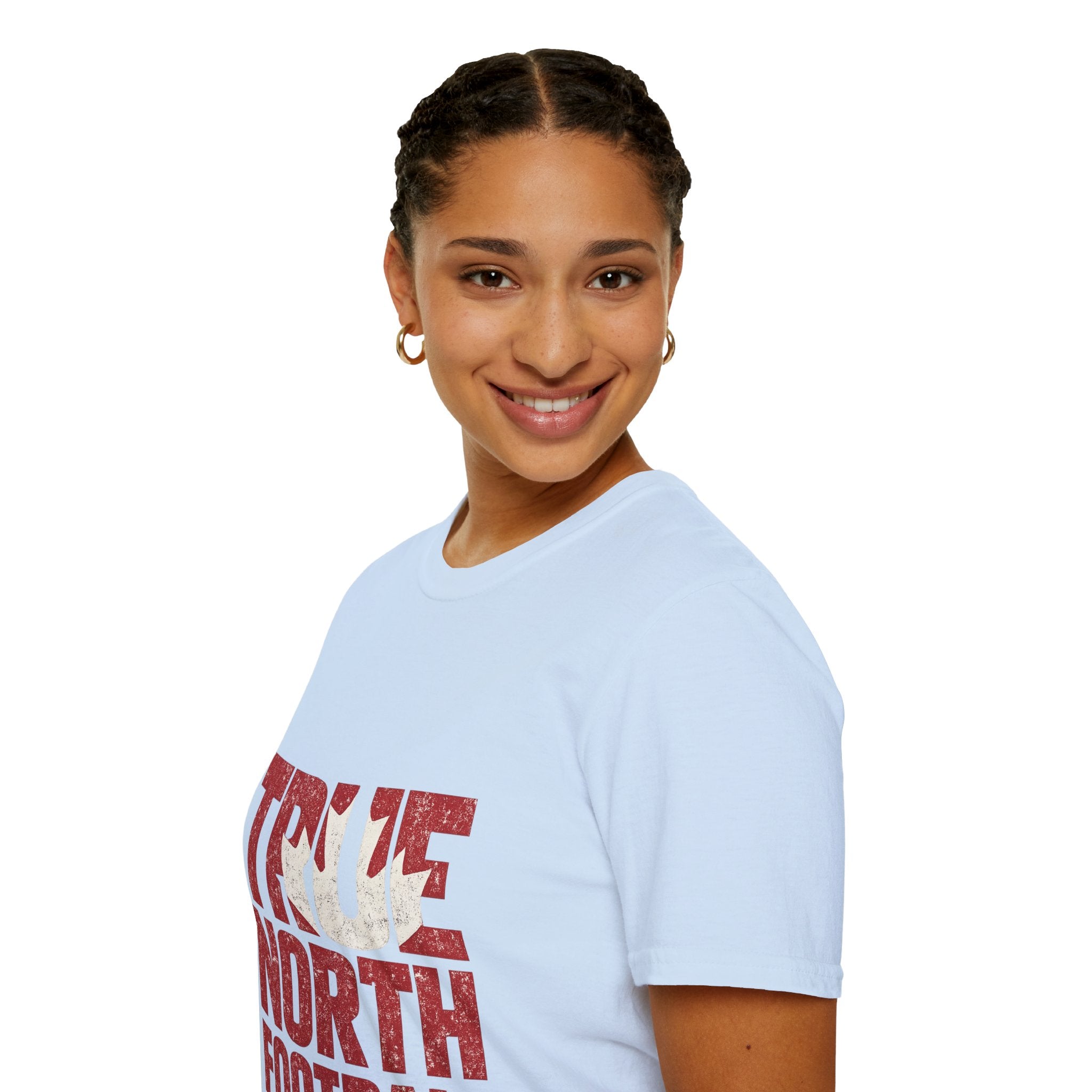 Canada True North Football T-Shirt — Vintage Canadian Leafs Sports Tee