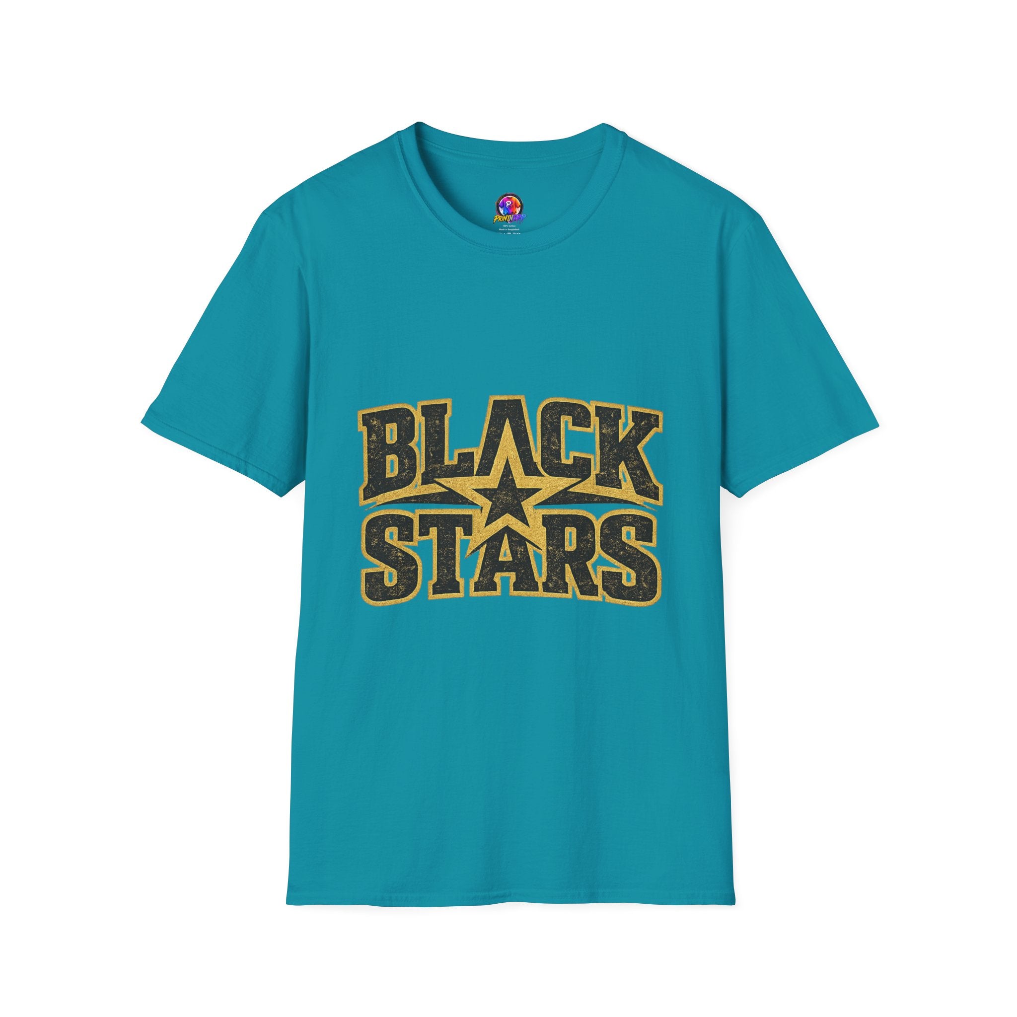 Ghana Black Stars T-Shirt — Bold Vintage Star Logo Tee