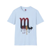 Scorpio Drip Symbol T-Shirt — Zodiac Scorpion Astrology Tee