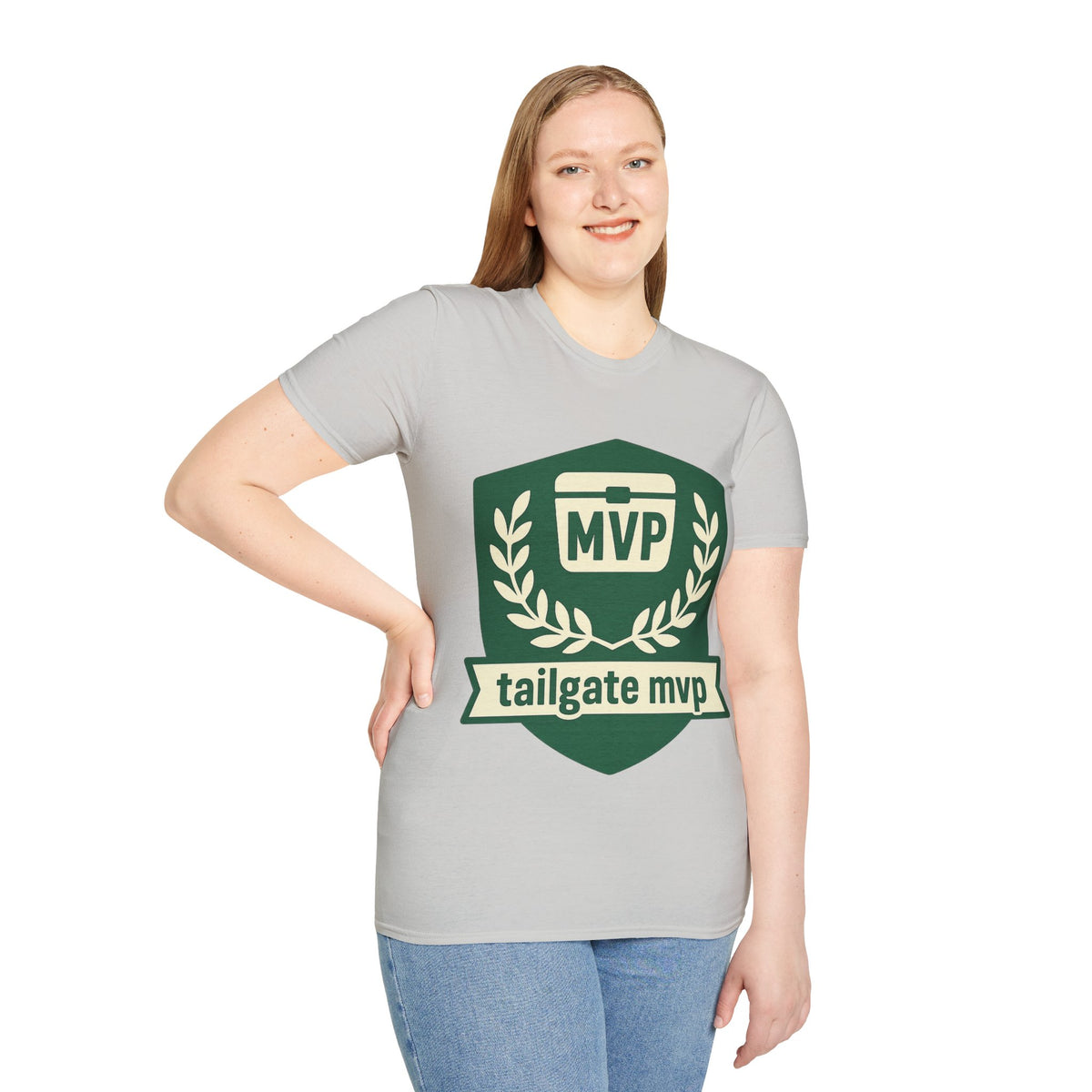 MVP Tailgate T-Shirt — Vintage Green MVP Badge Tee - Trending Now - August 2026