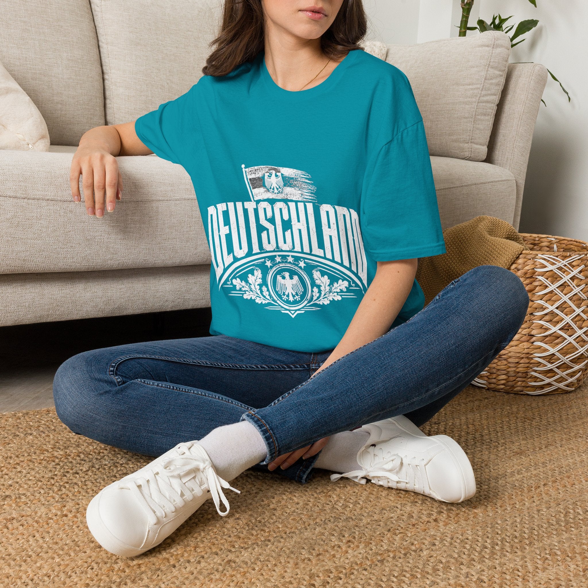 Germany Deutschland T-Shirt — Vintage German Crest Soccer Fan Tee