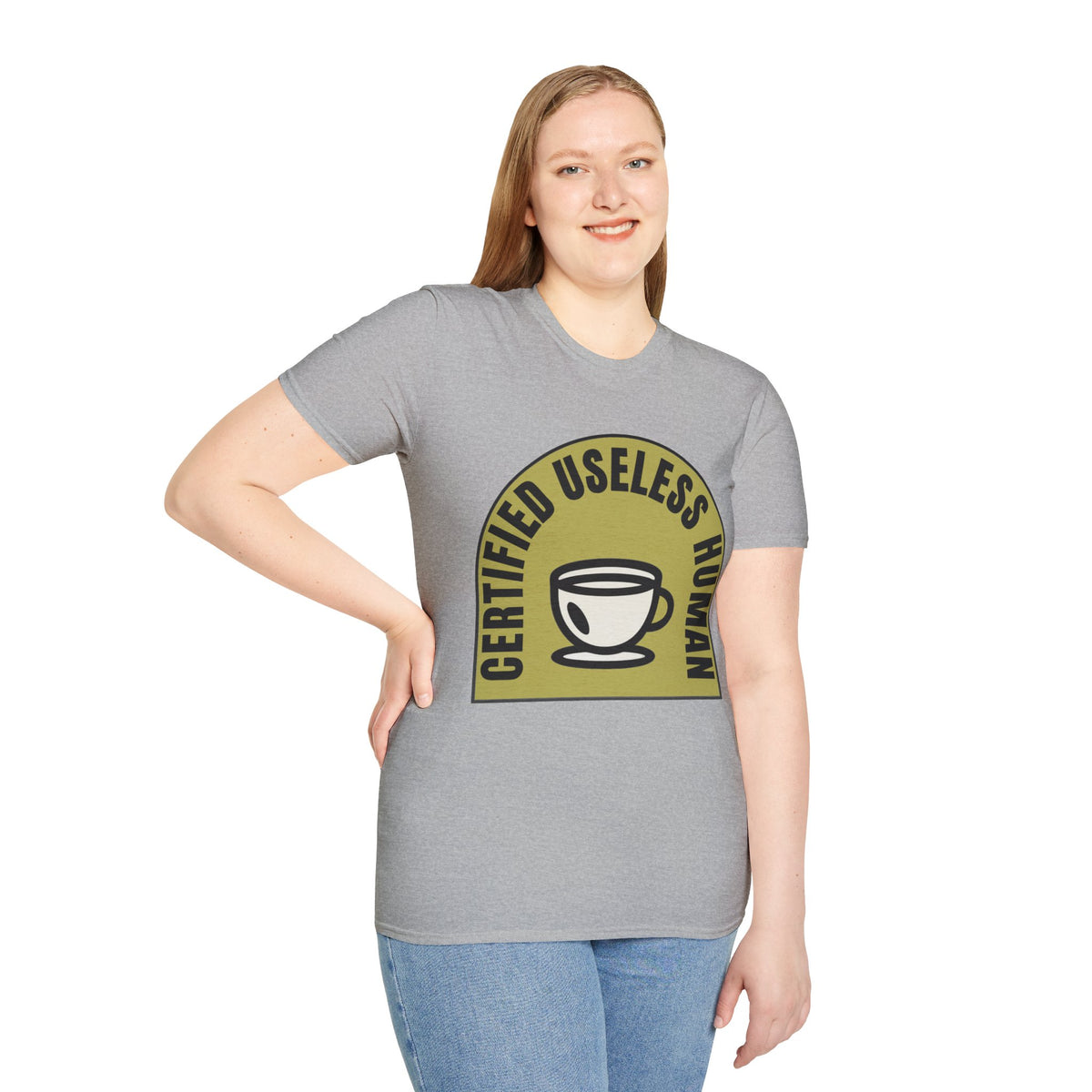 Certified Useless Human T-Shirt — Funny Coffee Lover Graphic Tee - Trending Now - August 2026