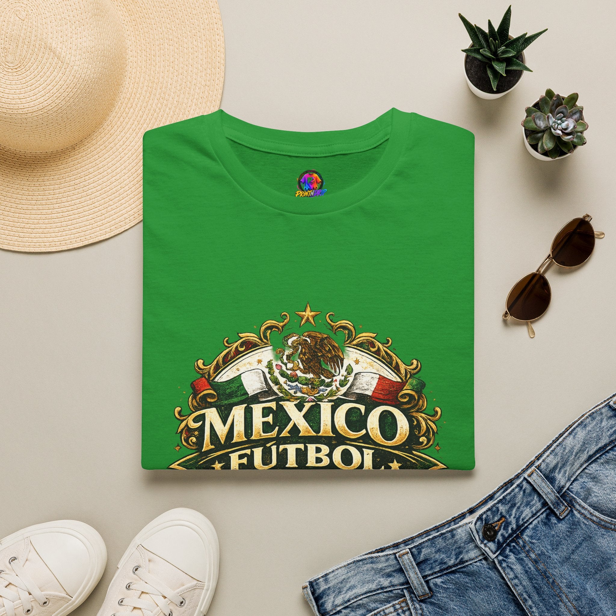 Mexico Fútbol Orgullo T-Shirt — Mexican Soccer Pride Graphic Tee