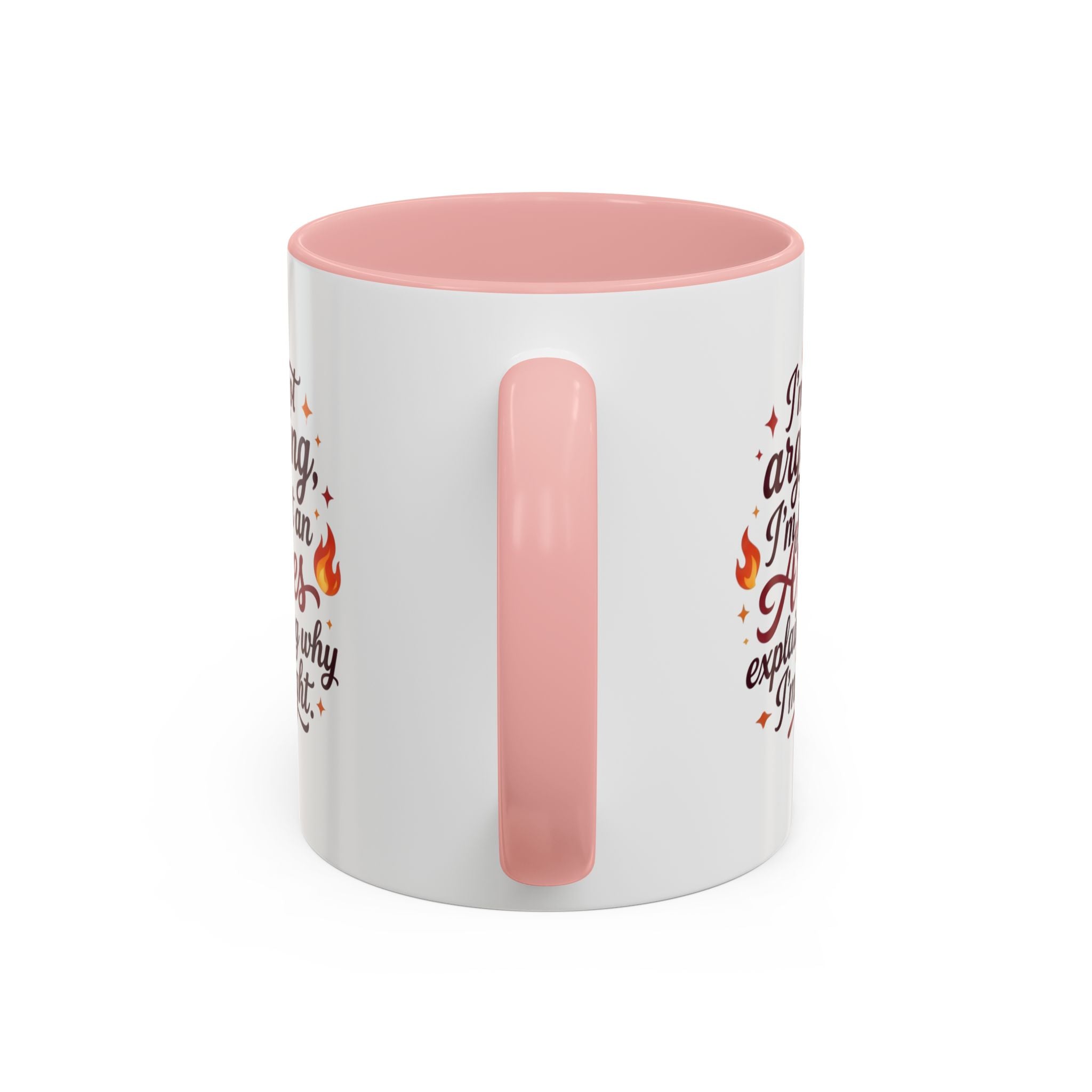 Aries Coffee Mug - “I’m Not Arguing, I’m Just an Aries Explaining Why I’m Right” Accent Mug