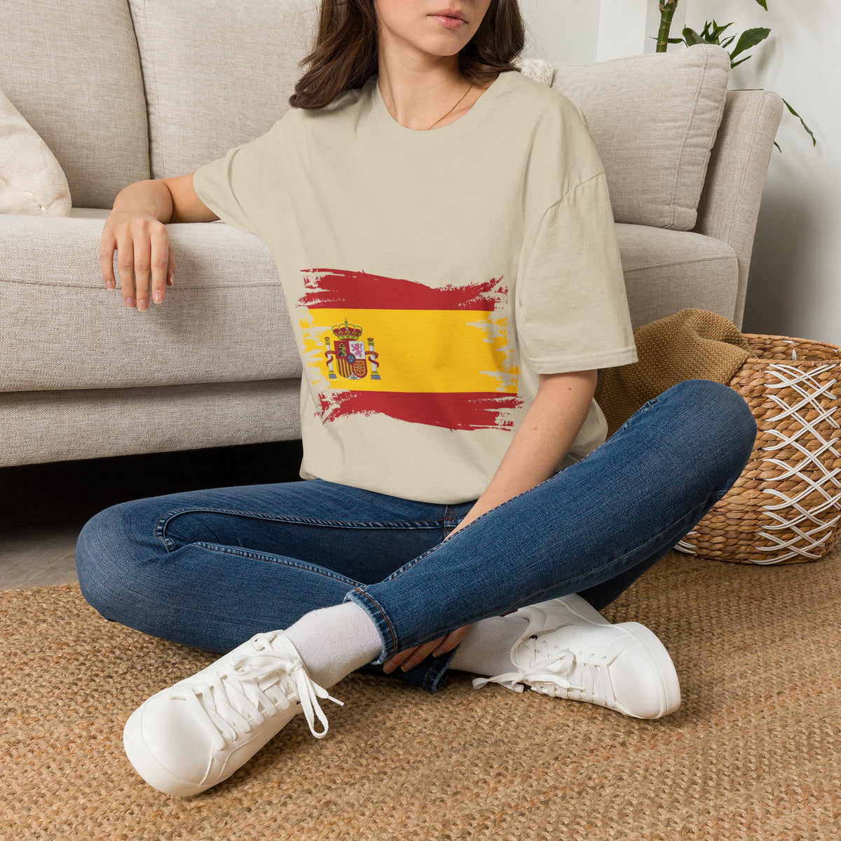 Spain Flag T-Shirt — Distressed Spanish Flag Graphic Tee