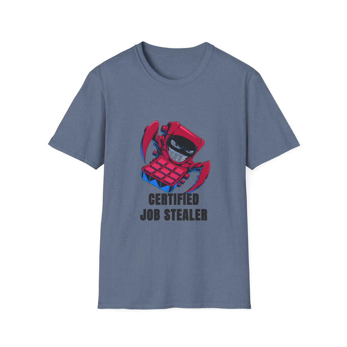 Certified Job Stealer T-Shirt — Funny Cartoon Ninja Heist Tee - Trending Now - August 2026