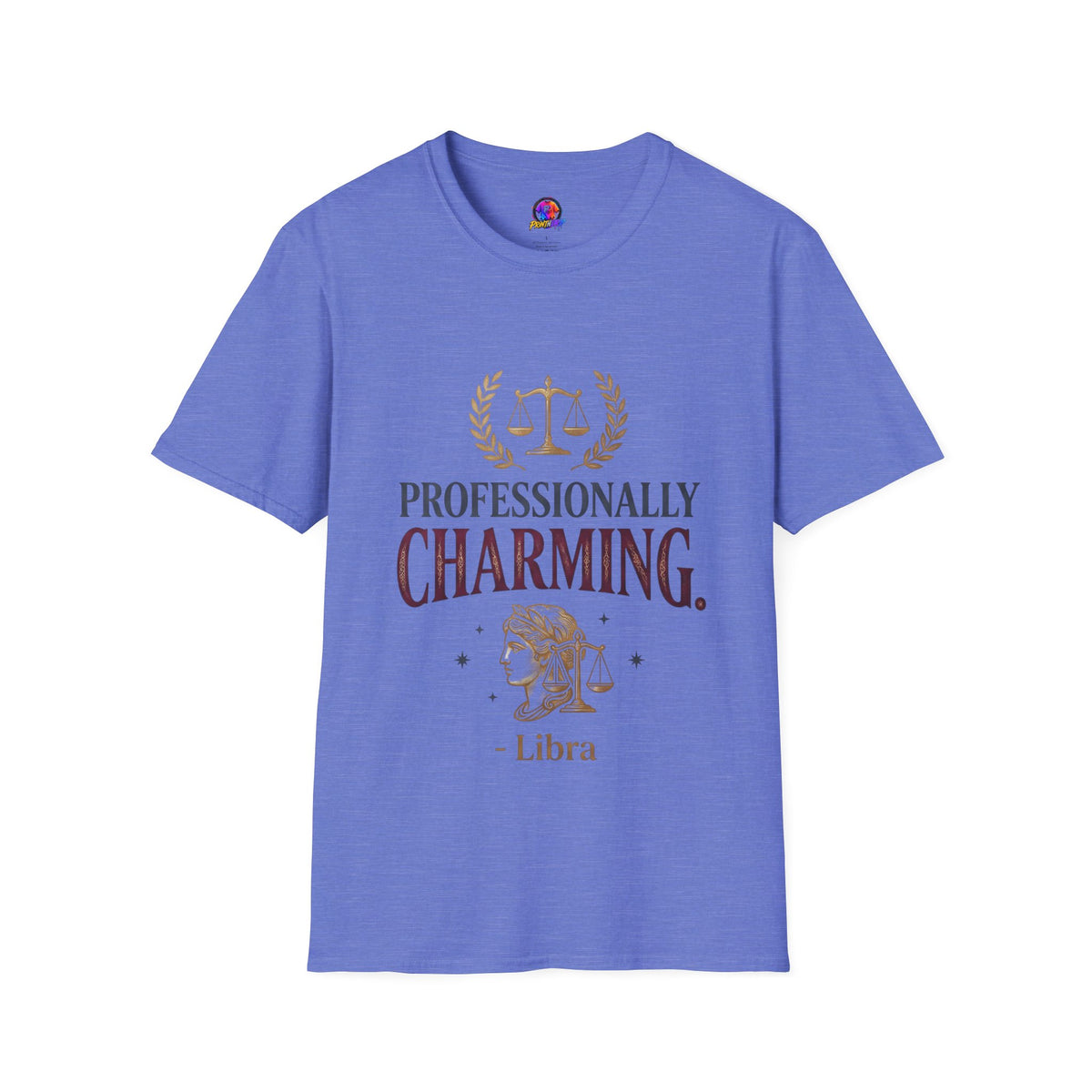 Professionally Charming Libra T-Shirt — Zodiac Scales Astrology Tee