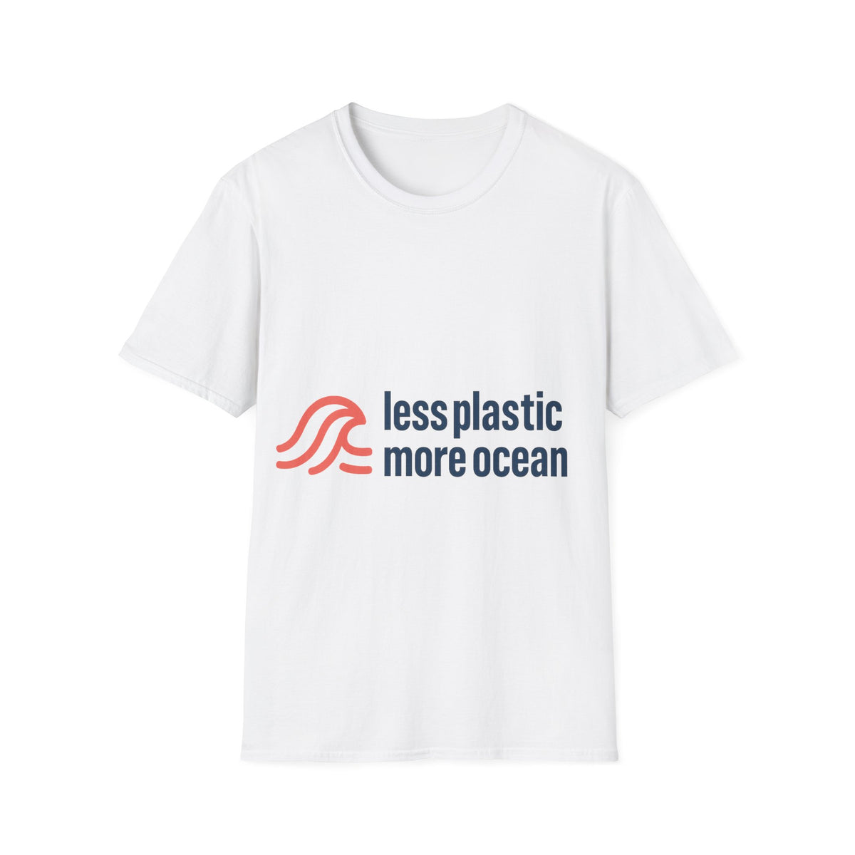 Minimal Wave Logo T‑Shirt — Subtle Red & Blue Surf Graphic- Trending Now - September 2026