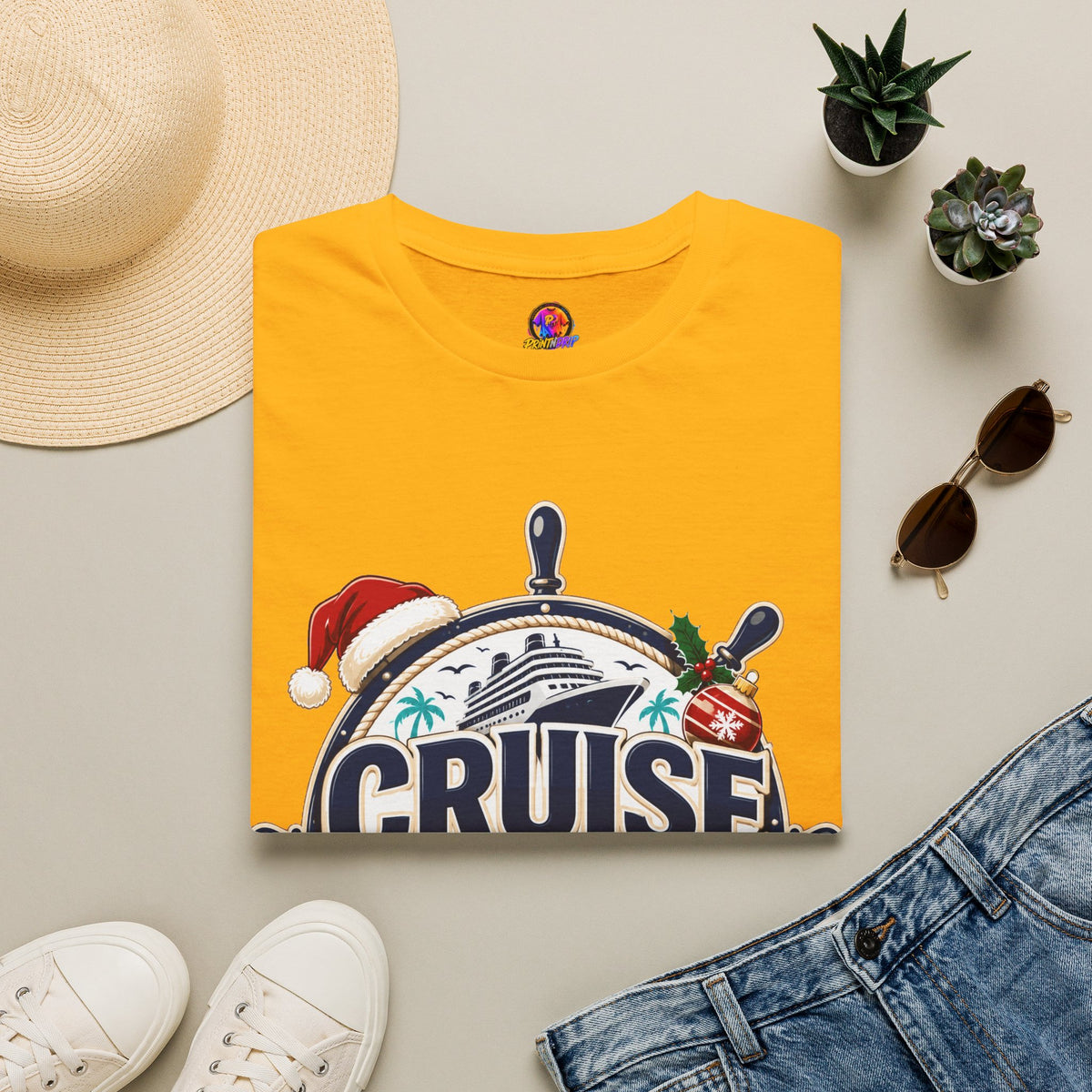 Cruise Crew Christmas T-Shirt — Holiday Cruise Vacation Tee