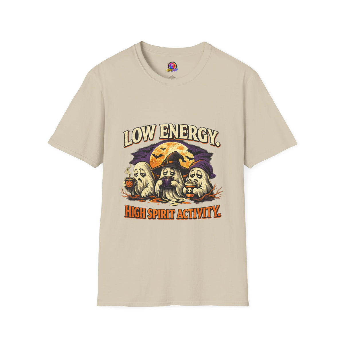 Halloween Low Energy High Spirit Unisex Softstyle T-Shirt