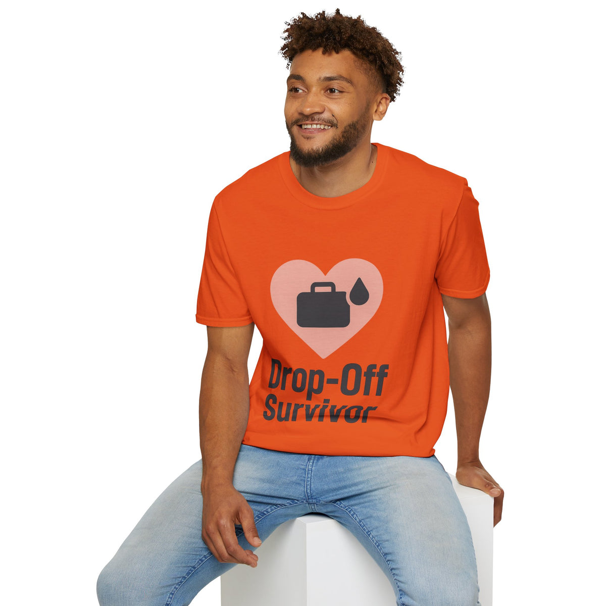 Drop-Off Survivor T-Shirt — Heart & Inkjet Printer Rescue Tee - Trending Now - August 2026