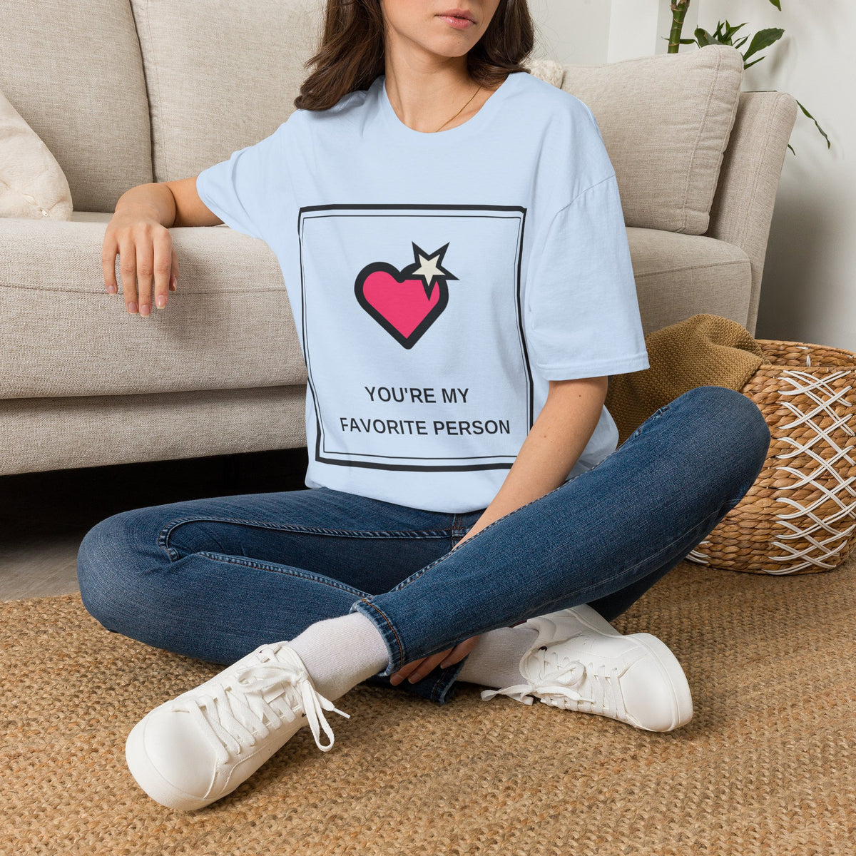 T‑Shirt — "You're My Favorite Person" Heart Graphic Tee - Trending Now - August 2026