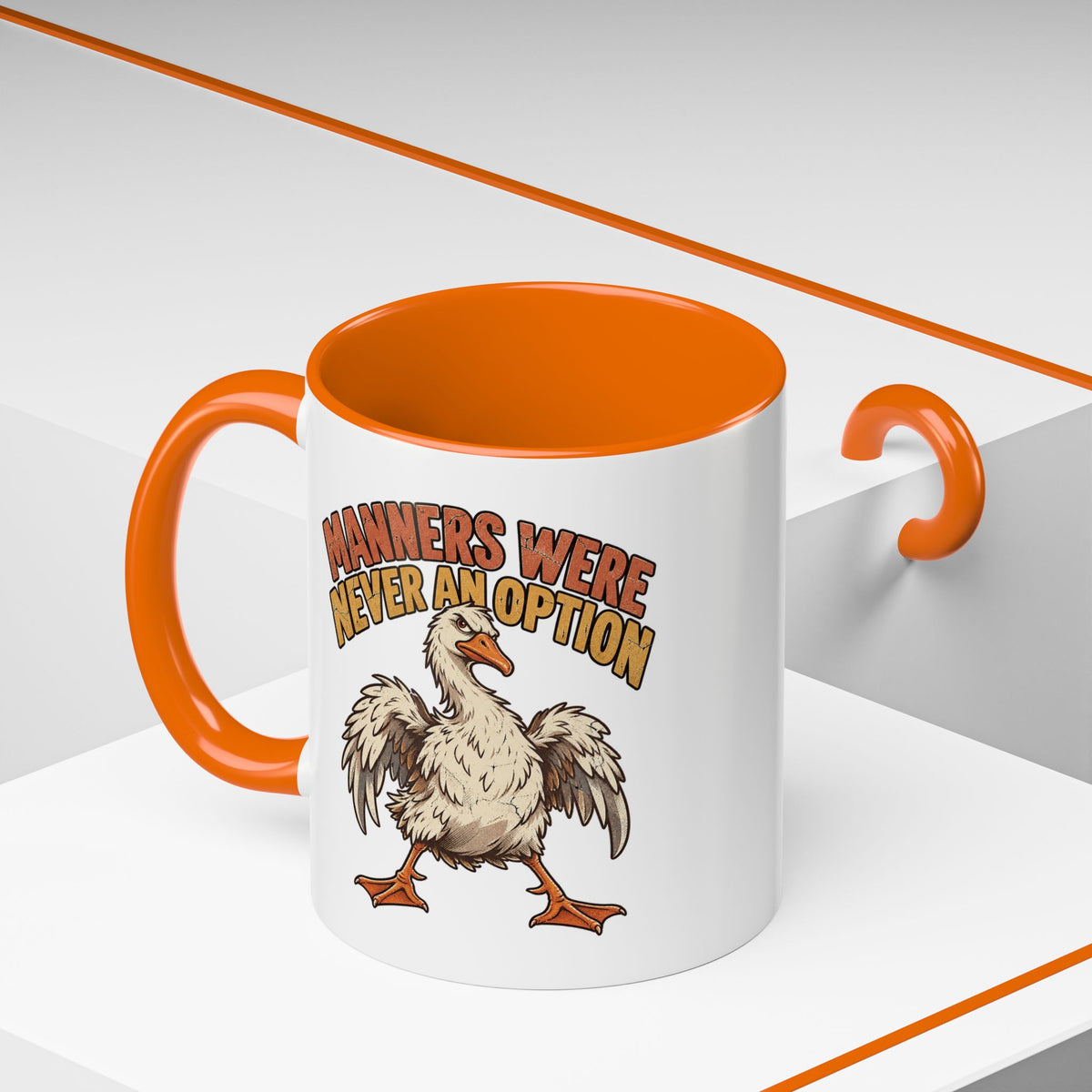 Manners Were Never An Option Funny And Witty  Coffee Mug