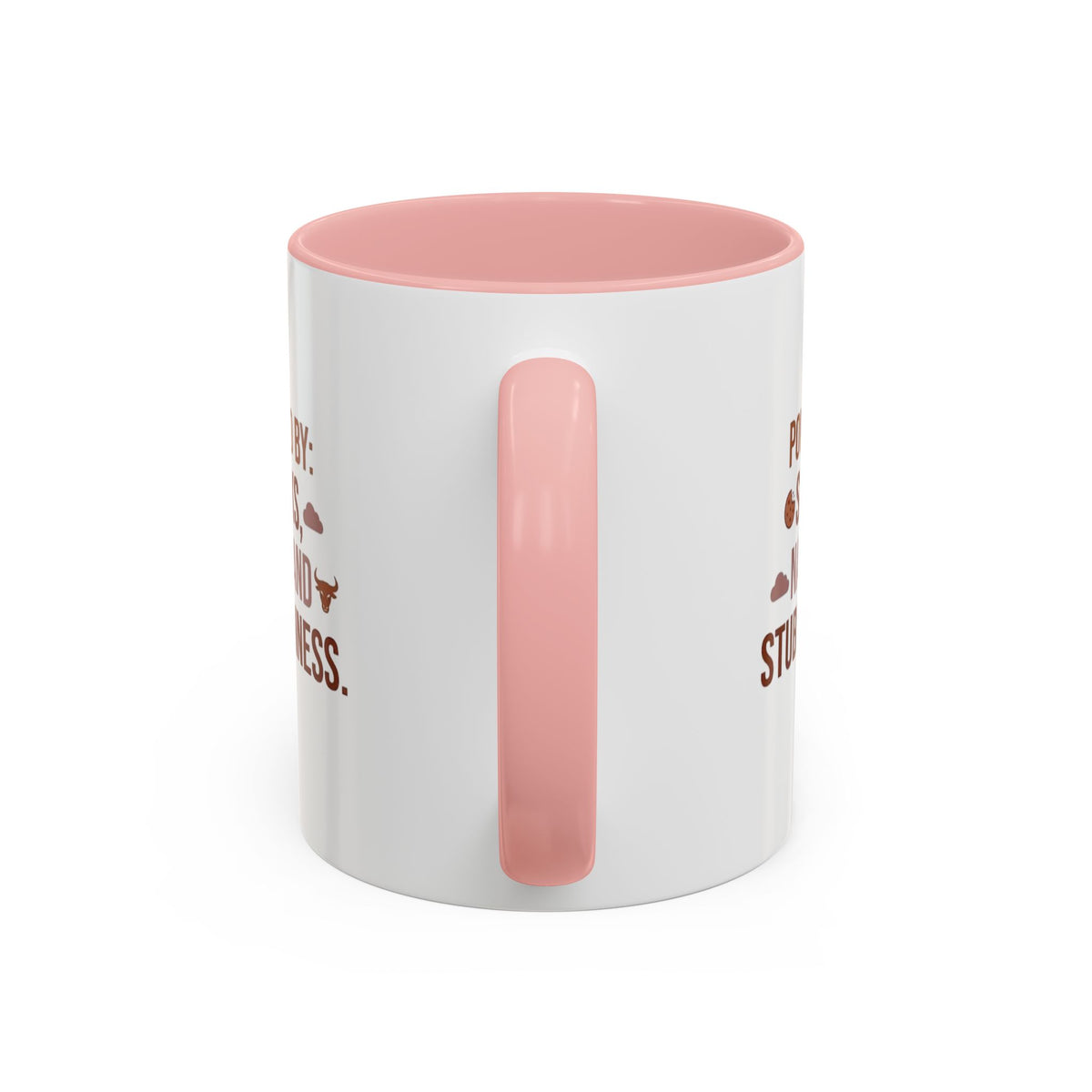 Taurus Coffee Mug - "Powered by Snacks, Naps, and Stubbornness" Accent Ceramic Mug