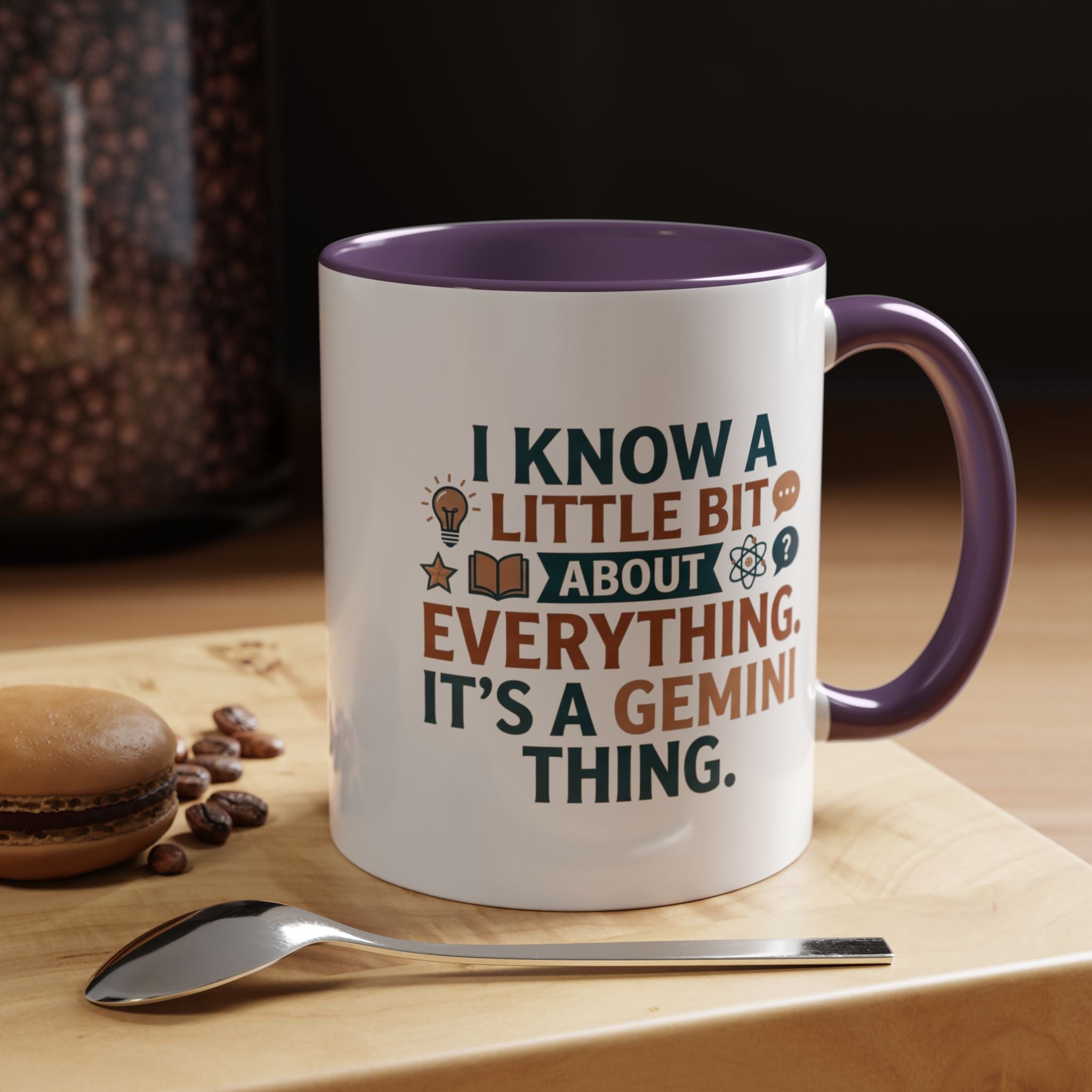 Gemini Zodiac Coffee Mug — "I Know a Little Bit About Everything, It's a Gemini Thing"