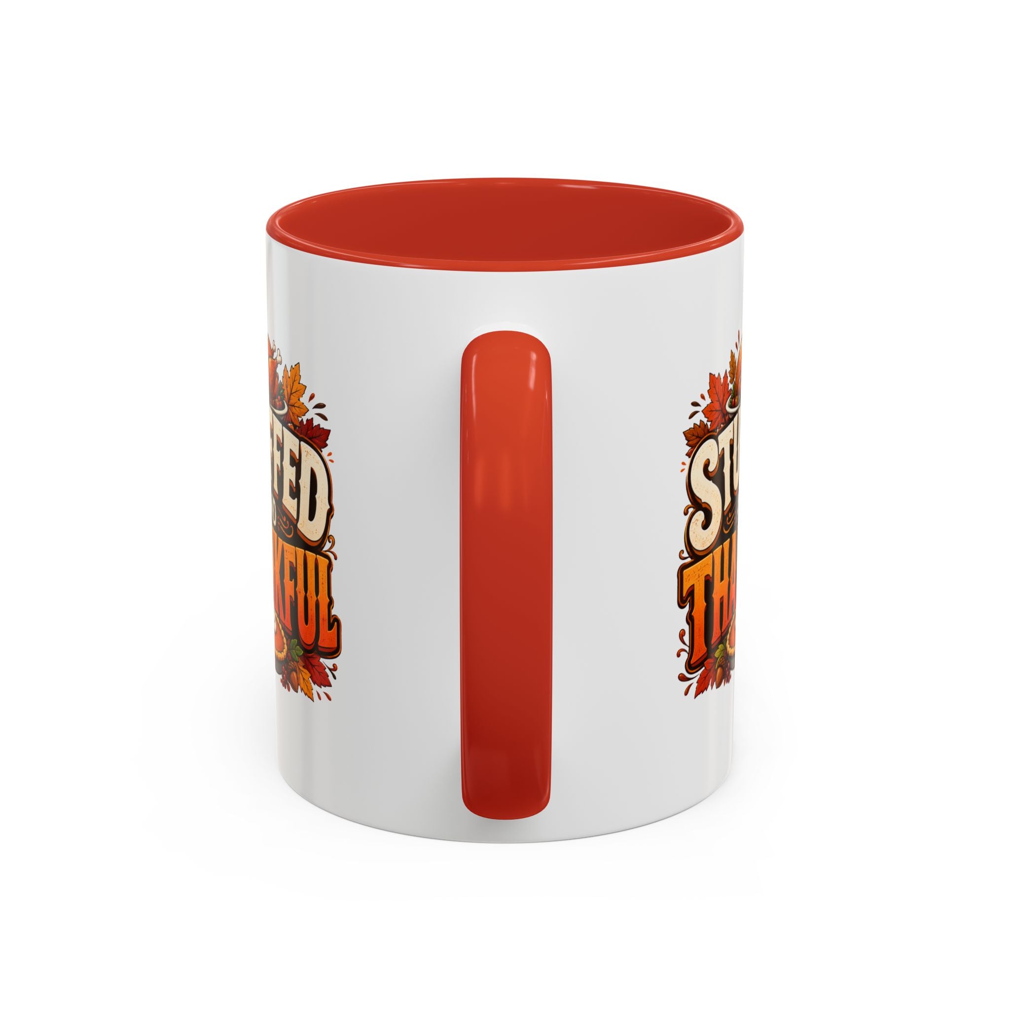 Thanksgiving Mug Stuffed and Thankful Thanksgiving Coffee Mug