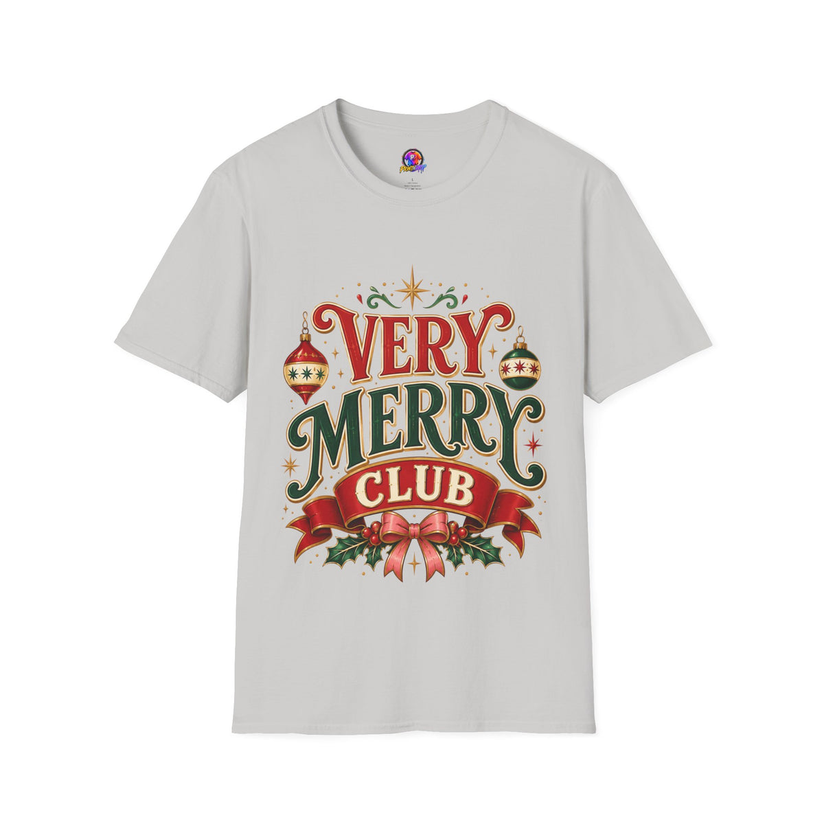 Very Merry Club T-Shirt — Festive Christmas Holiday Tee