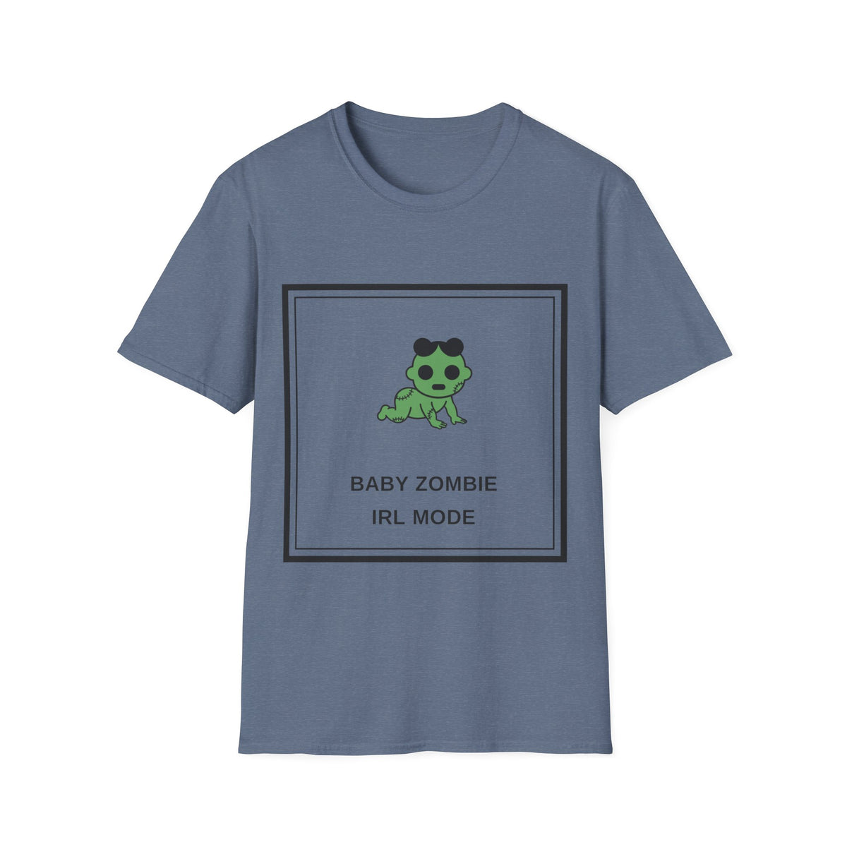 Baby Zombie T-Shirt — Cute Green Cartoon 'Baby Zombie IRL Mode' Graphic Tee - Trending Now - August 2026