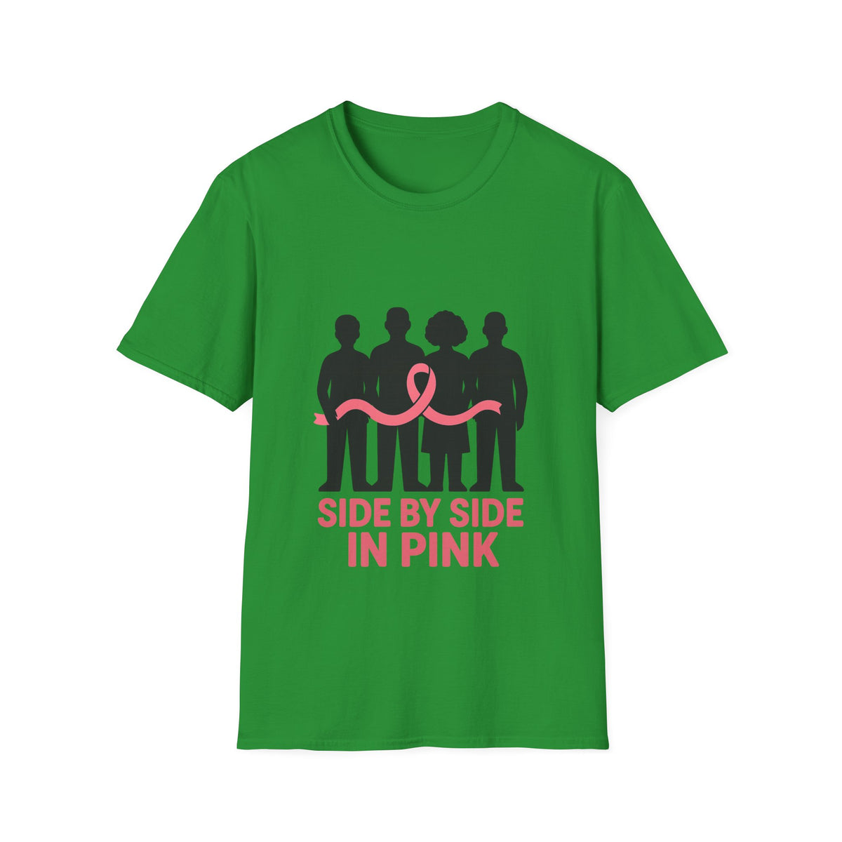 Side by Side in Pink Breast Cancer Awareness T-Shirt - Trending Now - October 2026