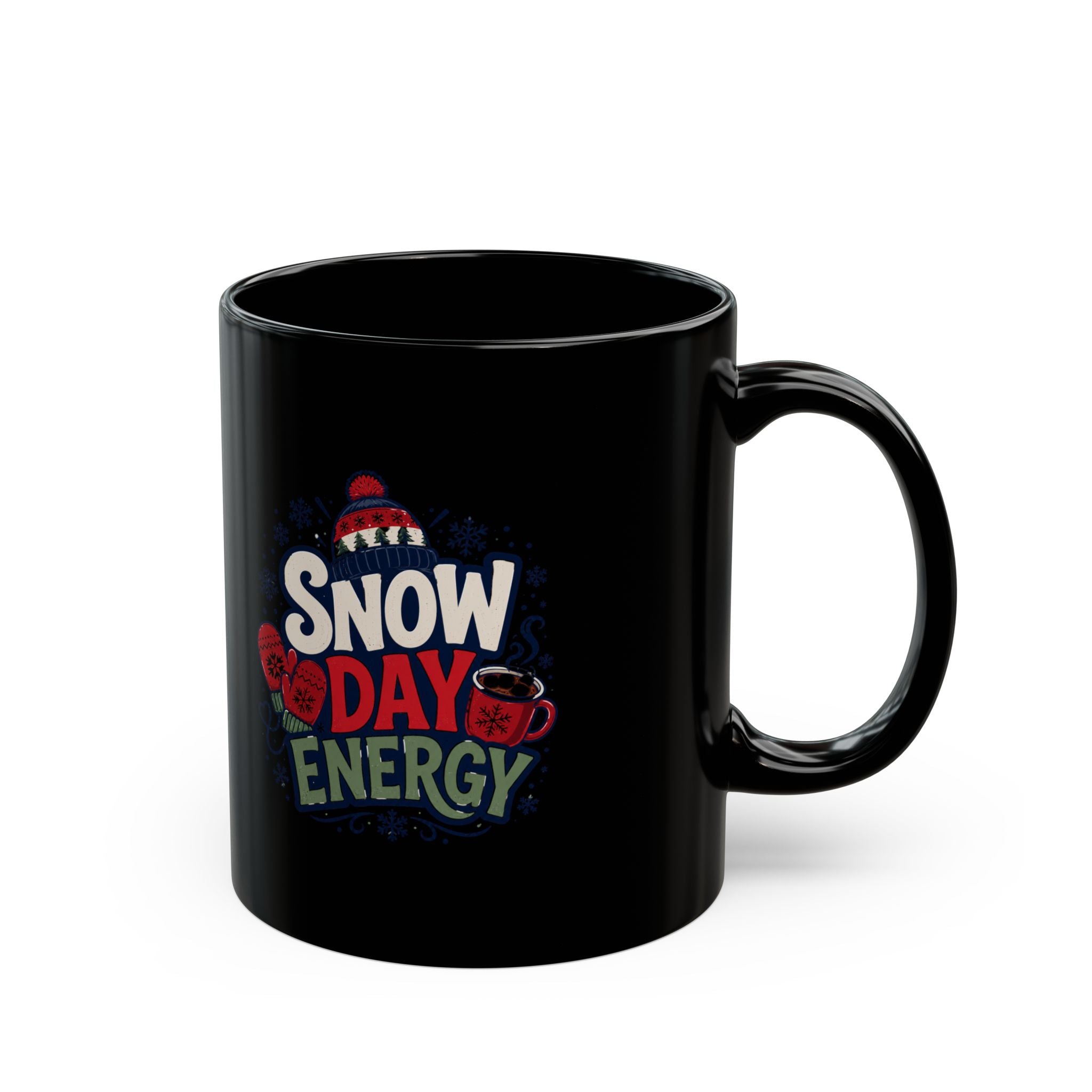 Snow Day Energy Mug – Cozy Winter Coffee Cup