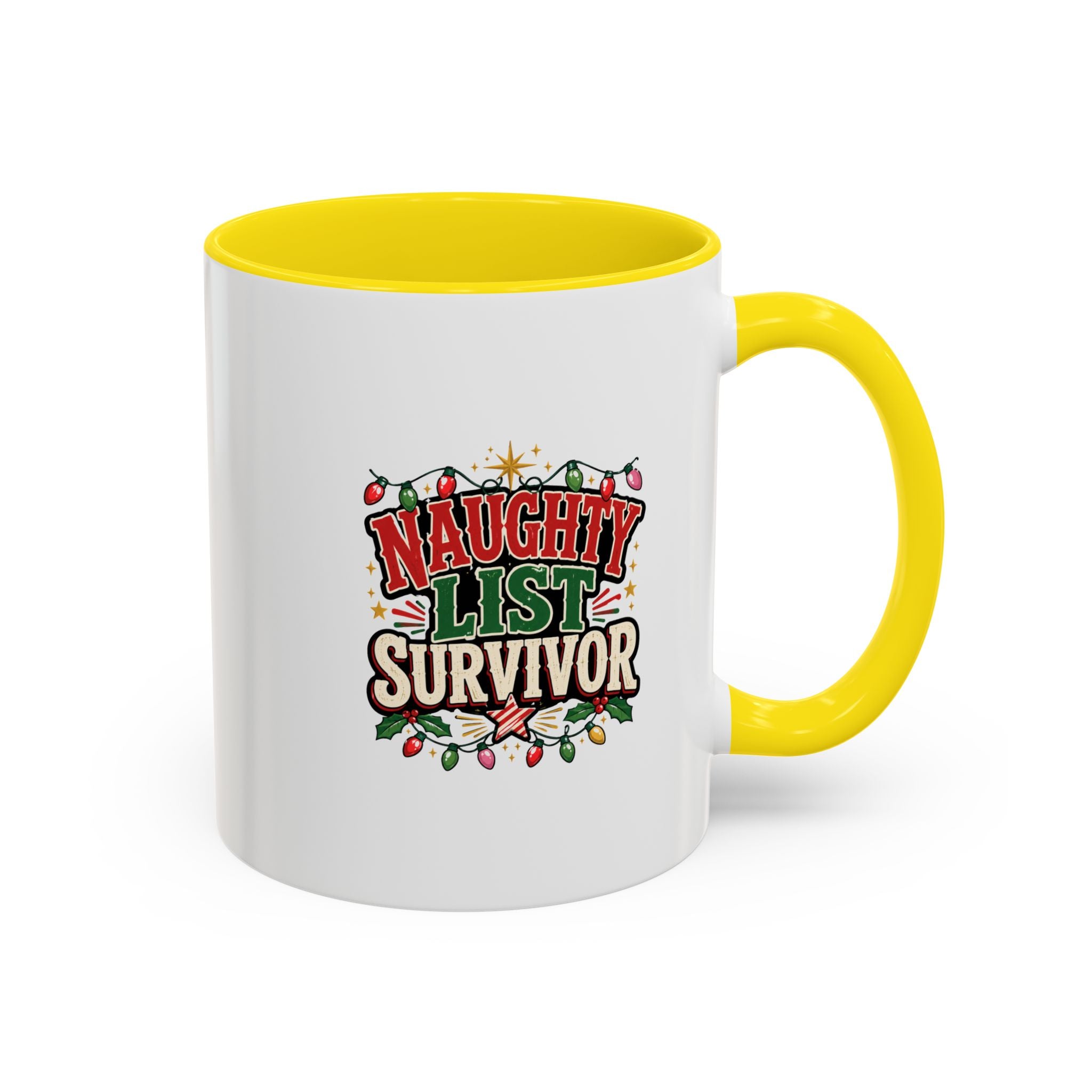 Accent Coffee Mug Naughty List Survivor