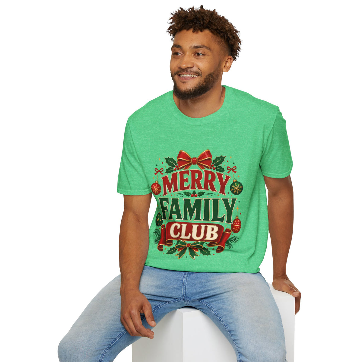 Merry Family Club Christmas T-Shirt