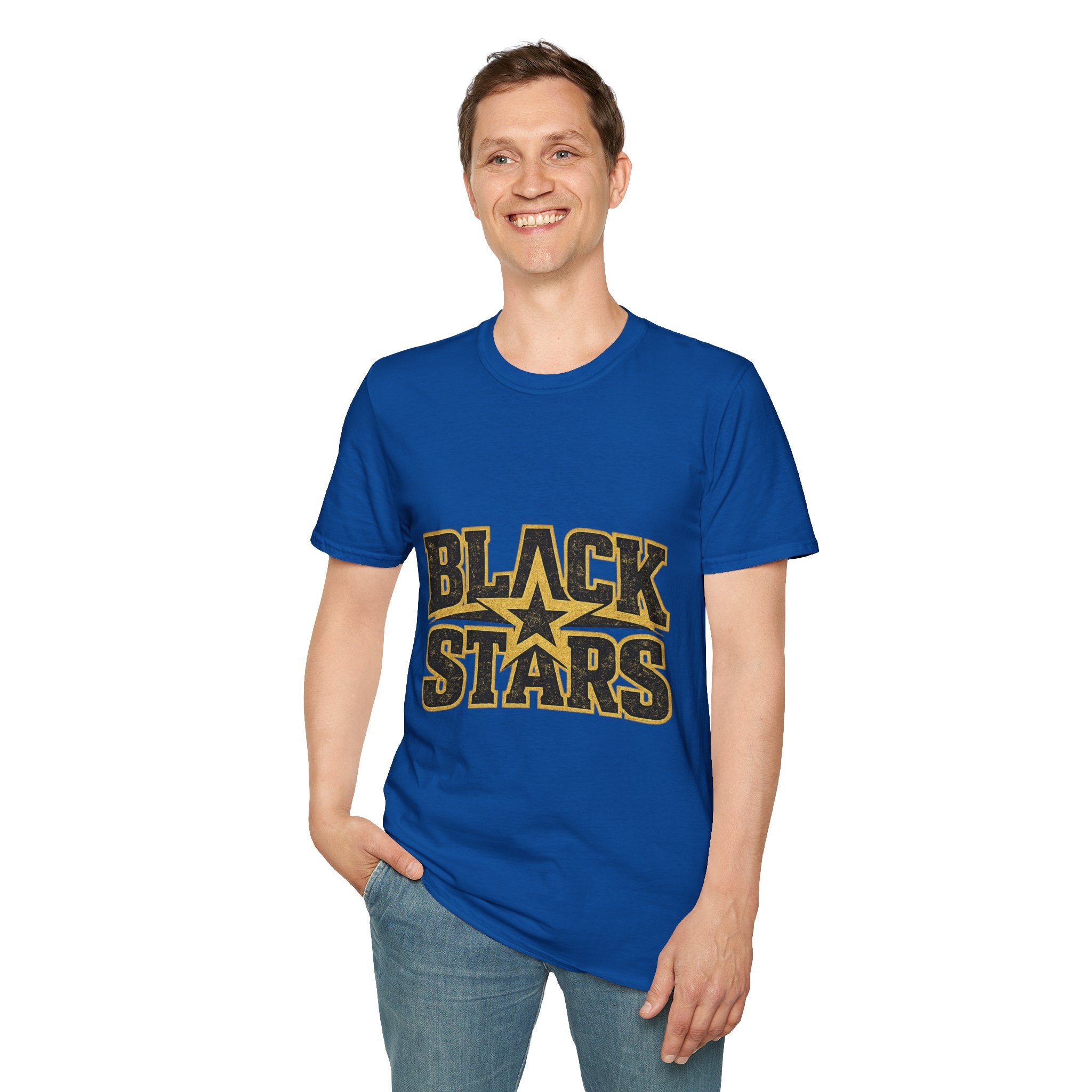 Ghana Black Stars T-Shirt — Bold Vintage Star Logo Tee