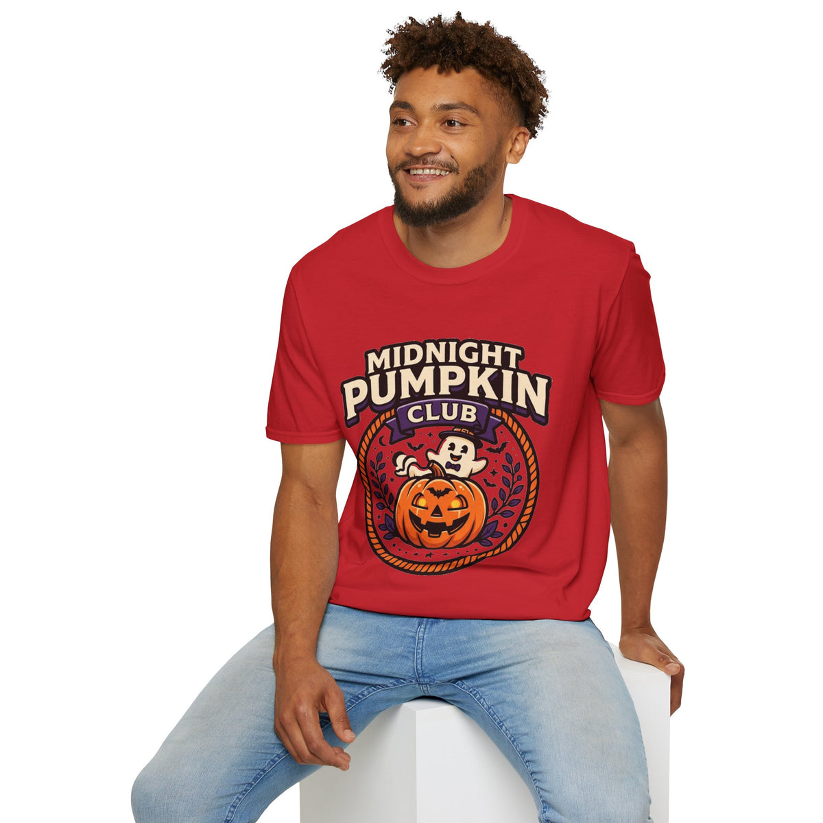 Midnight Pumpkin Club T-Shirt — Halloween Pumpkin Graphic Tee - Trending Now - August 2026