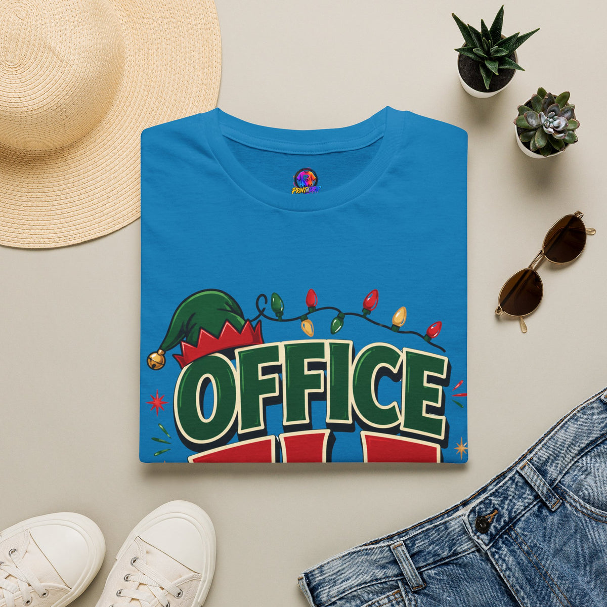 Office Elf T-Shirt — Funny Christmas Work Holiday Tee