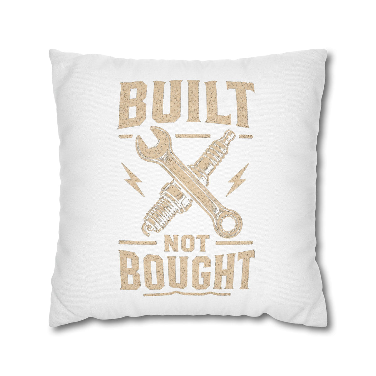 Built Not Bought Decorative Pillowcase Milo Bailey Dog Dad Mom