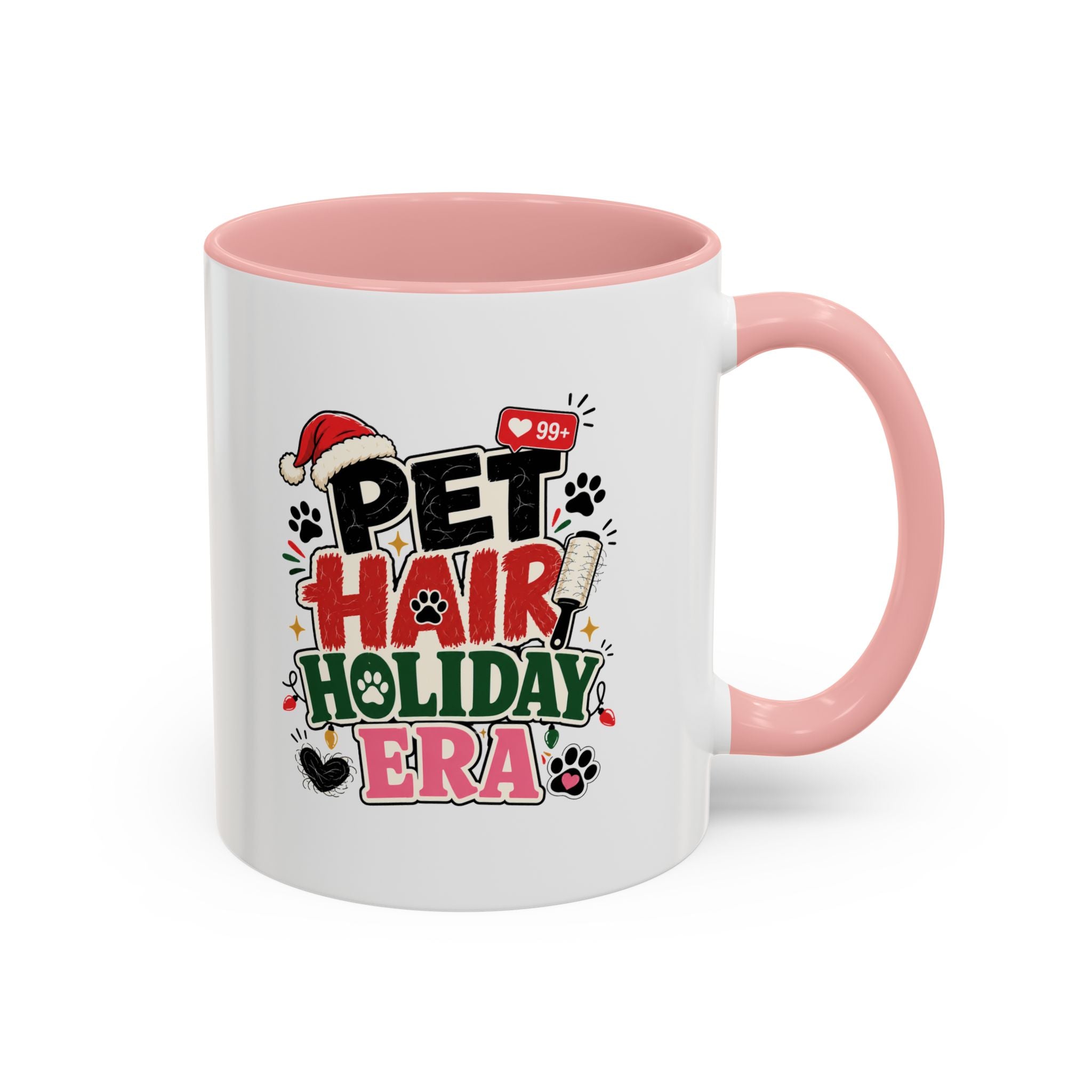 Modern Day Christmas Pet Hair Holiday Era Coffee Mug