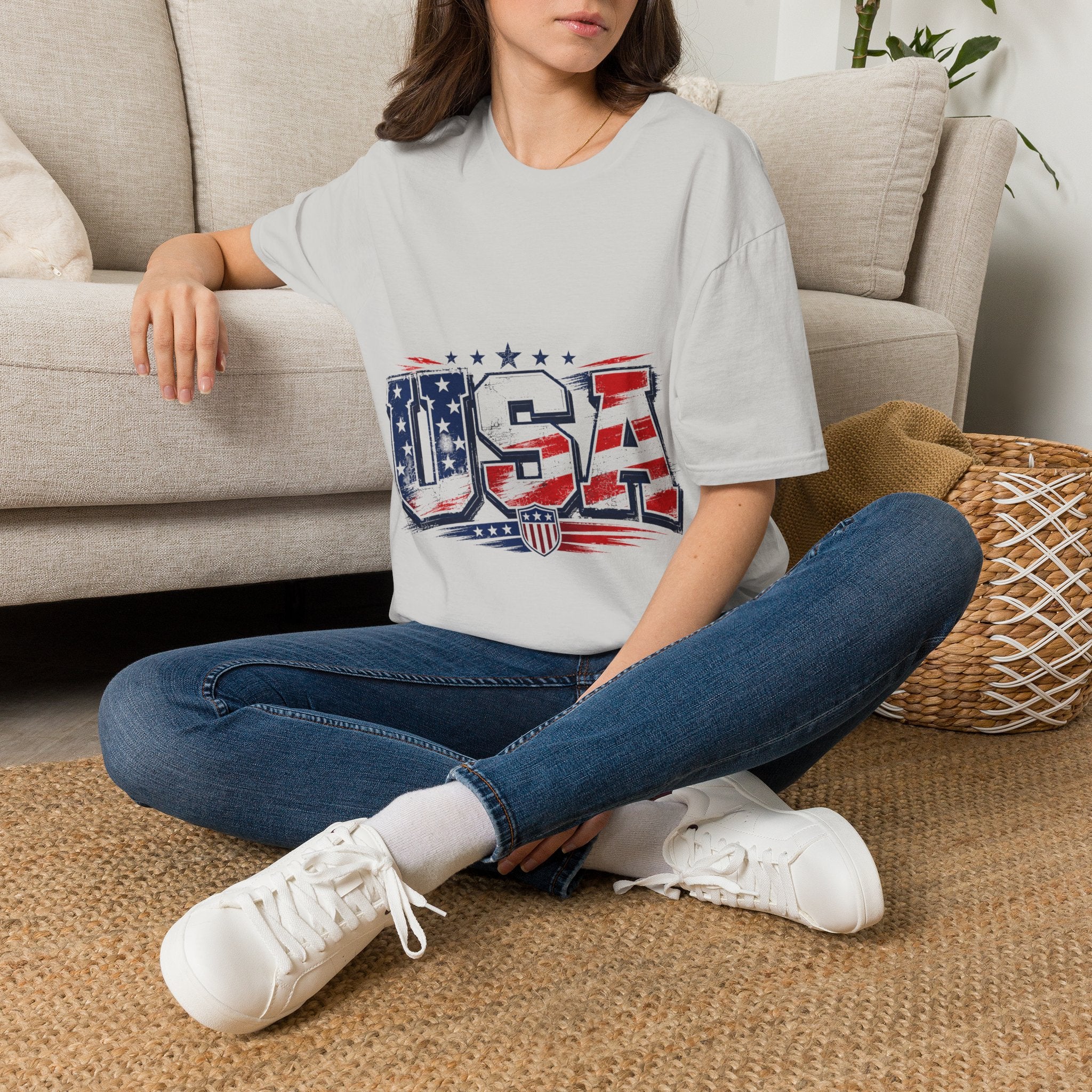 USA Flag Graphic T-Shirt — Patriotic American Pride Tee