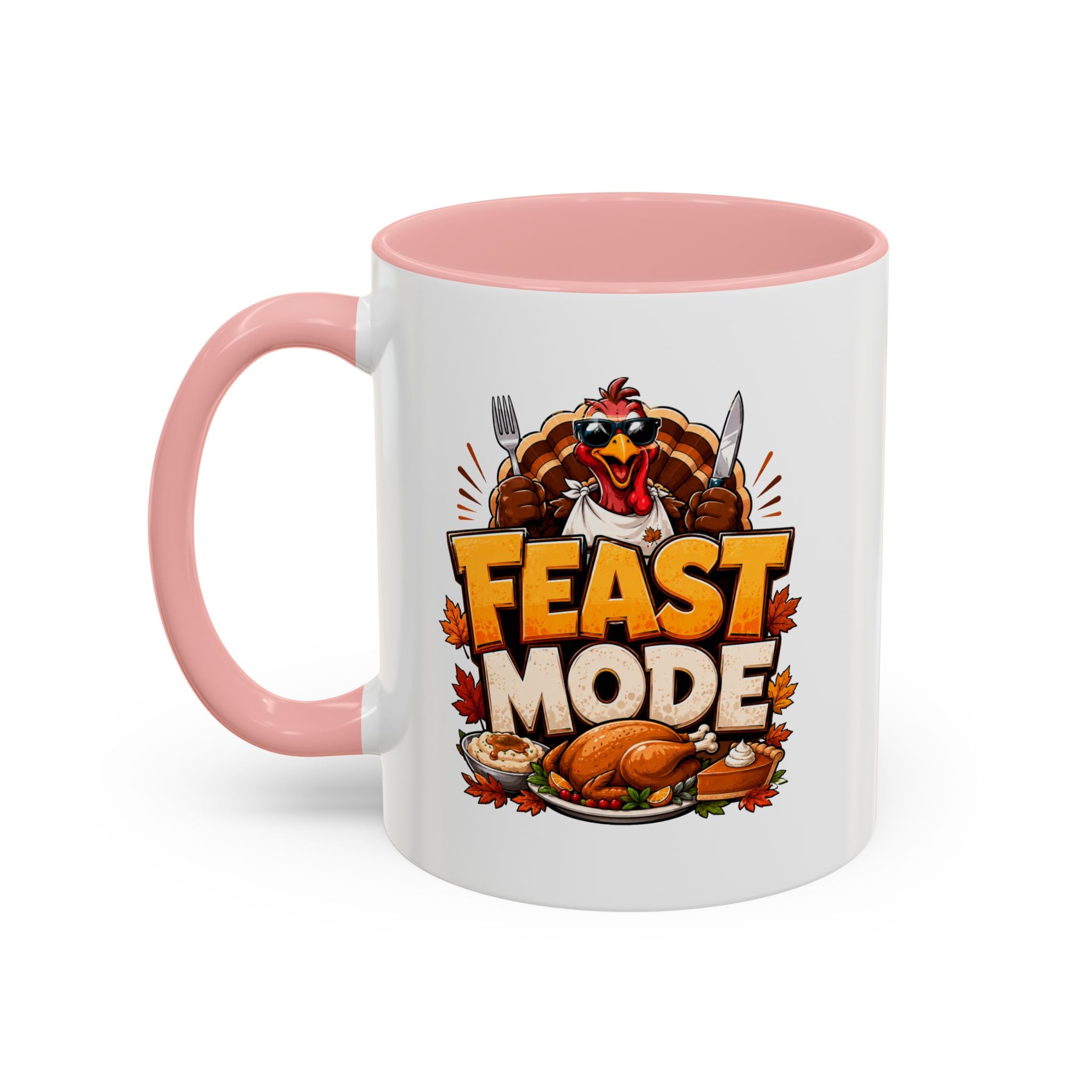 Thanksgiving Mug Feast Mode Coffee Mug — Thanksgiving Turkey Holiday Mug