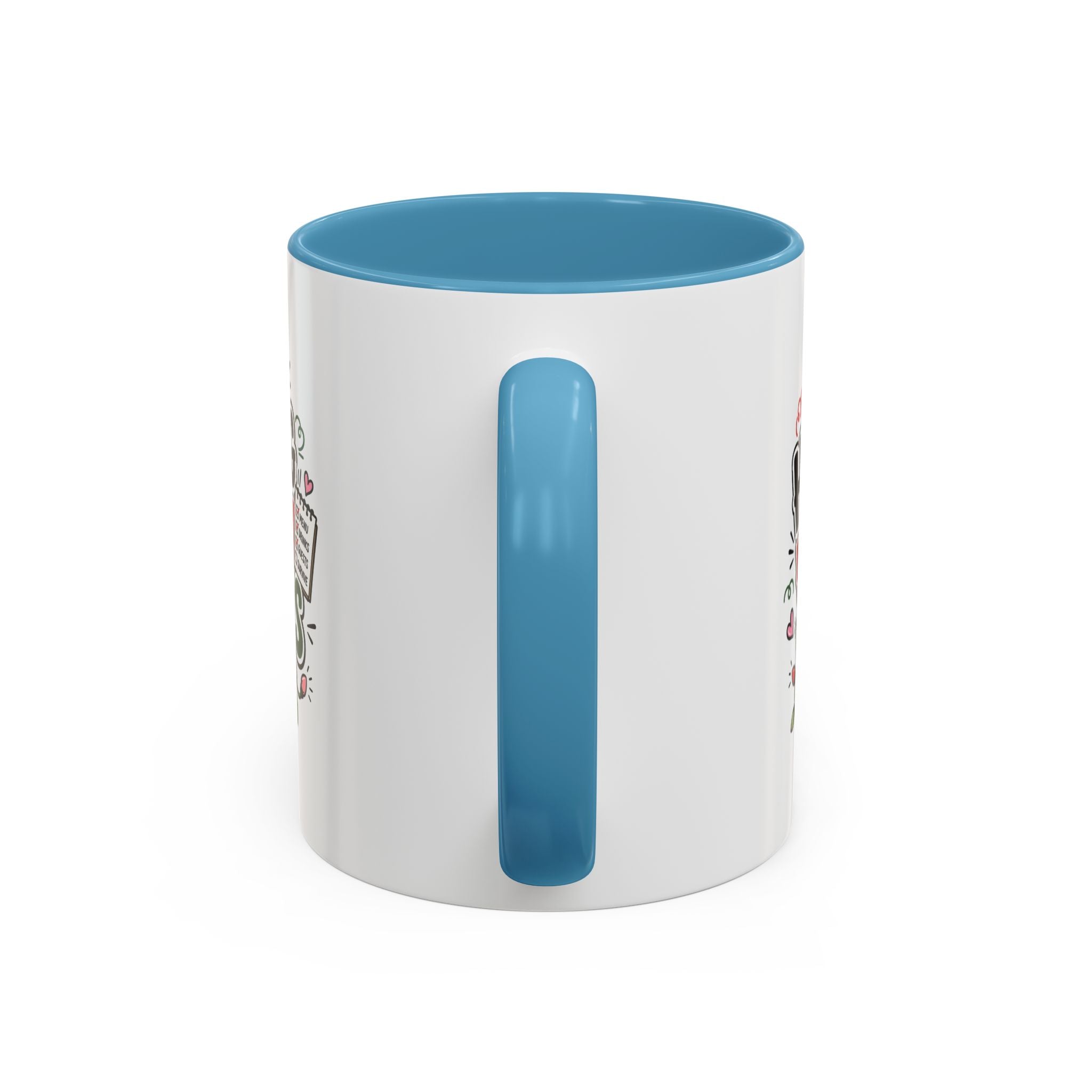 Modern Day Christmas Hosting Holiday Chaos Accent Coffee Mug — "Hosting Holiday Chaos" Funny Christmas Coffee Cup