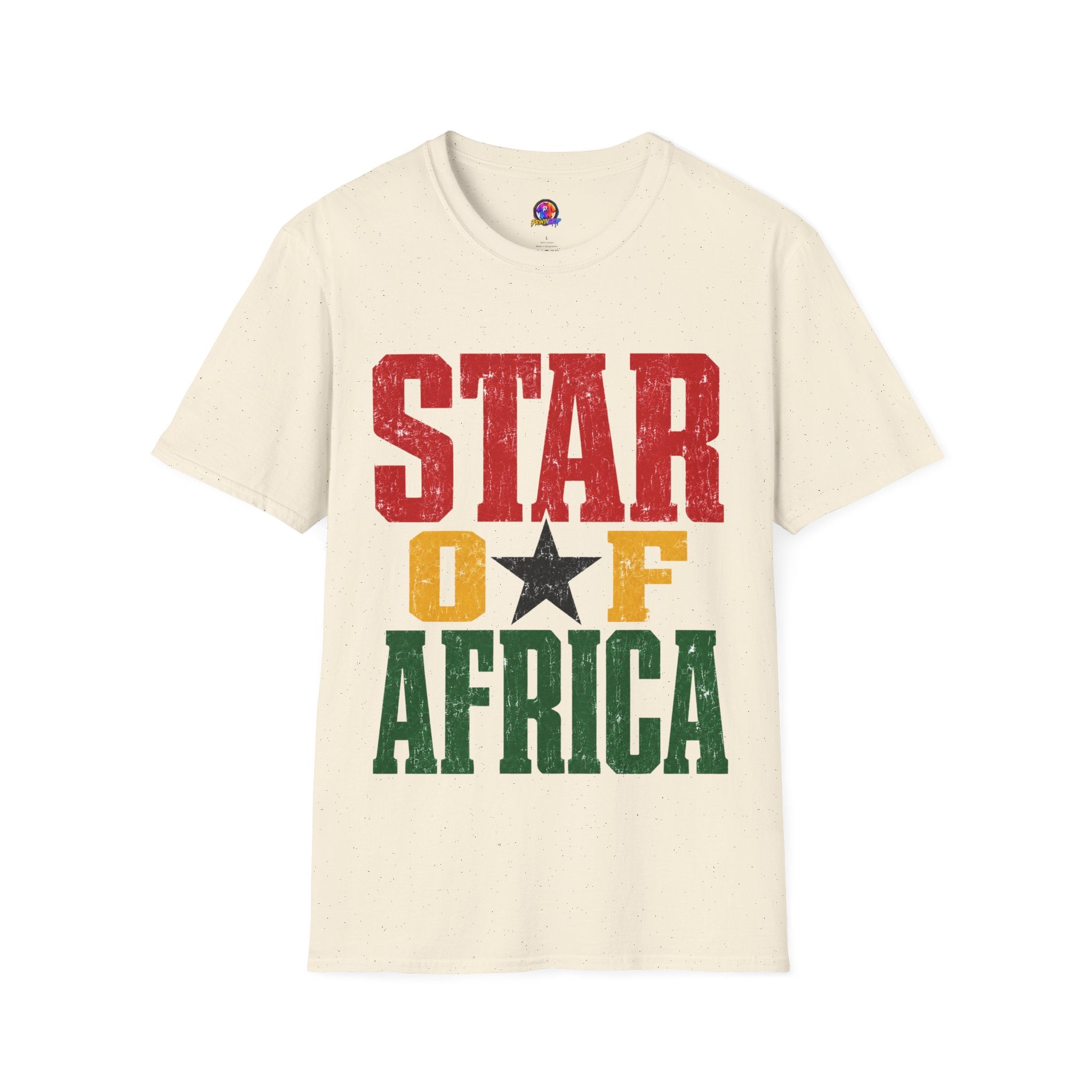Ghana Star of Africa T-Shirt — Retro Pan-African Graphic Tee