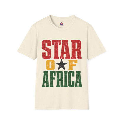 Ghana Star of Africa T-Shirt — Retro Pan-African Graphic Tee