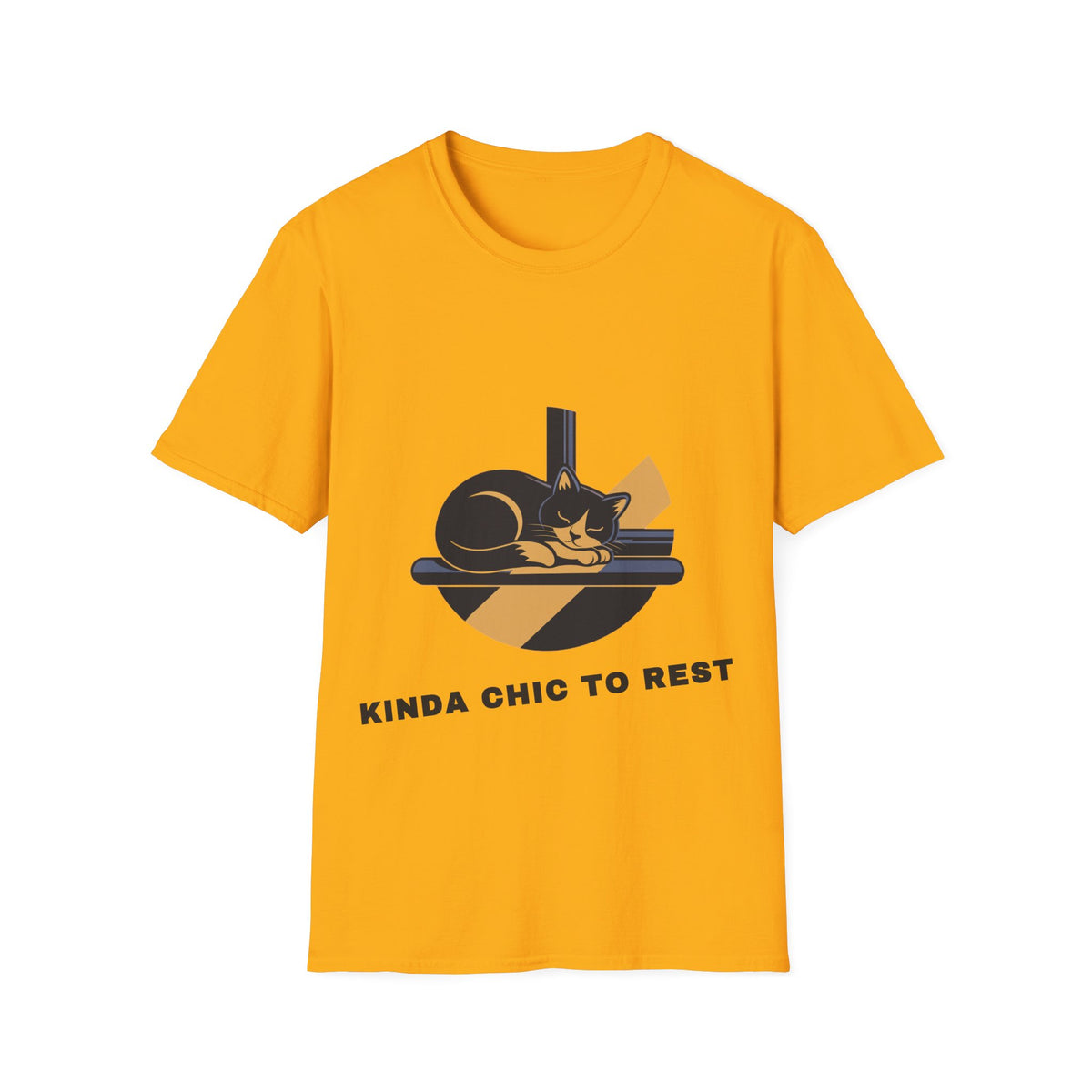 Cat Resting T-Shirt — "Kinda Chic to Rest" Graphic Tee - Trending Now - September 2026
