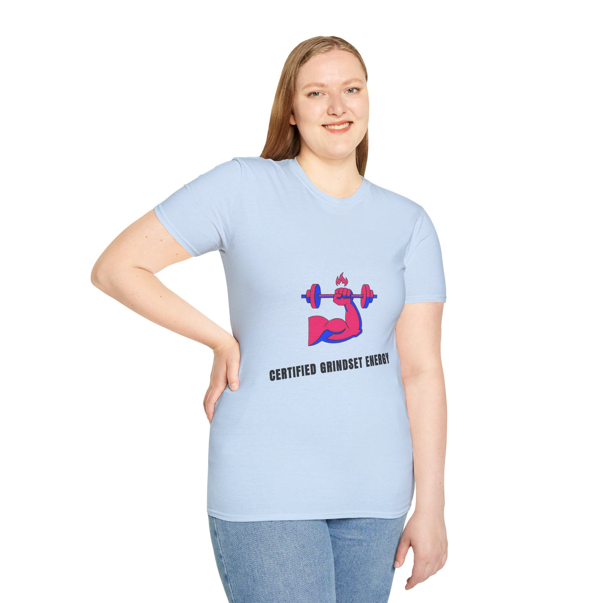 Certified Grindset Energy T-Shirt — Flame Dumbbell Fitness Tee - Trending Now - September 2026