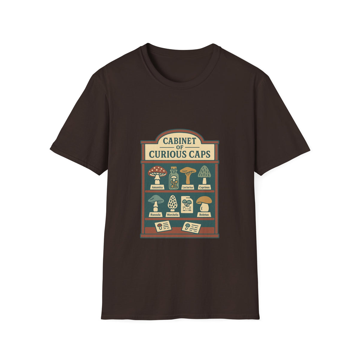 T-Shirt — Cabinet of Curious Caps Vintage Apothecary Graphic Tee - Trending Now - October 2026