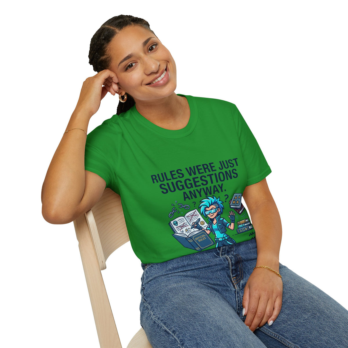 Aquarius Zodiac T‑Shirt — "Rules Were Just Suggestions Anyway" Graphic Tee